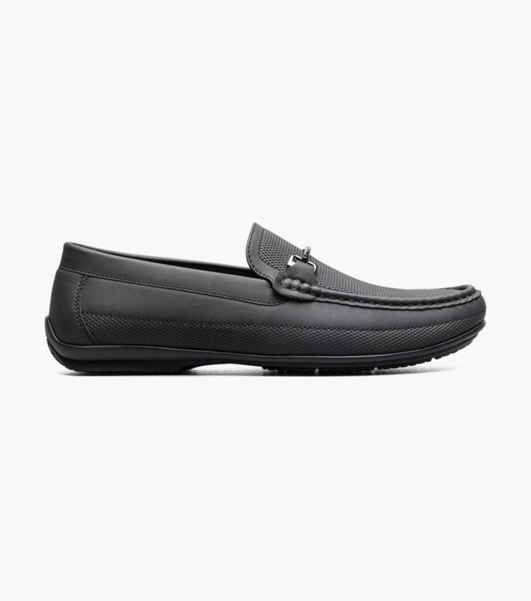 Stacy Adams 25760-001 Colton Moc Toe Bit Slip On Black