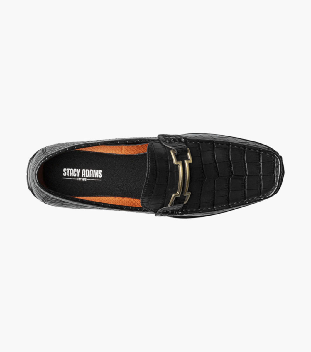 Stacy Adams 25703-001 Embrey Moc Toe Bit Slip On Black
