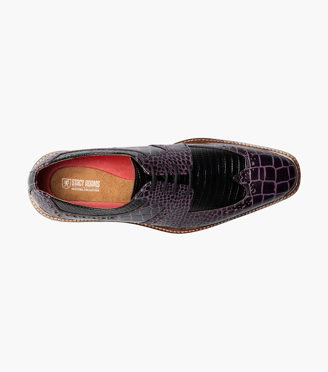 Stacy Adams Travato 25737-540 Wingtip Oxford Multi Purple