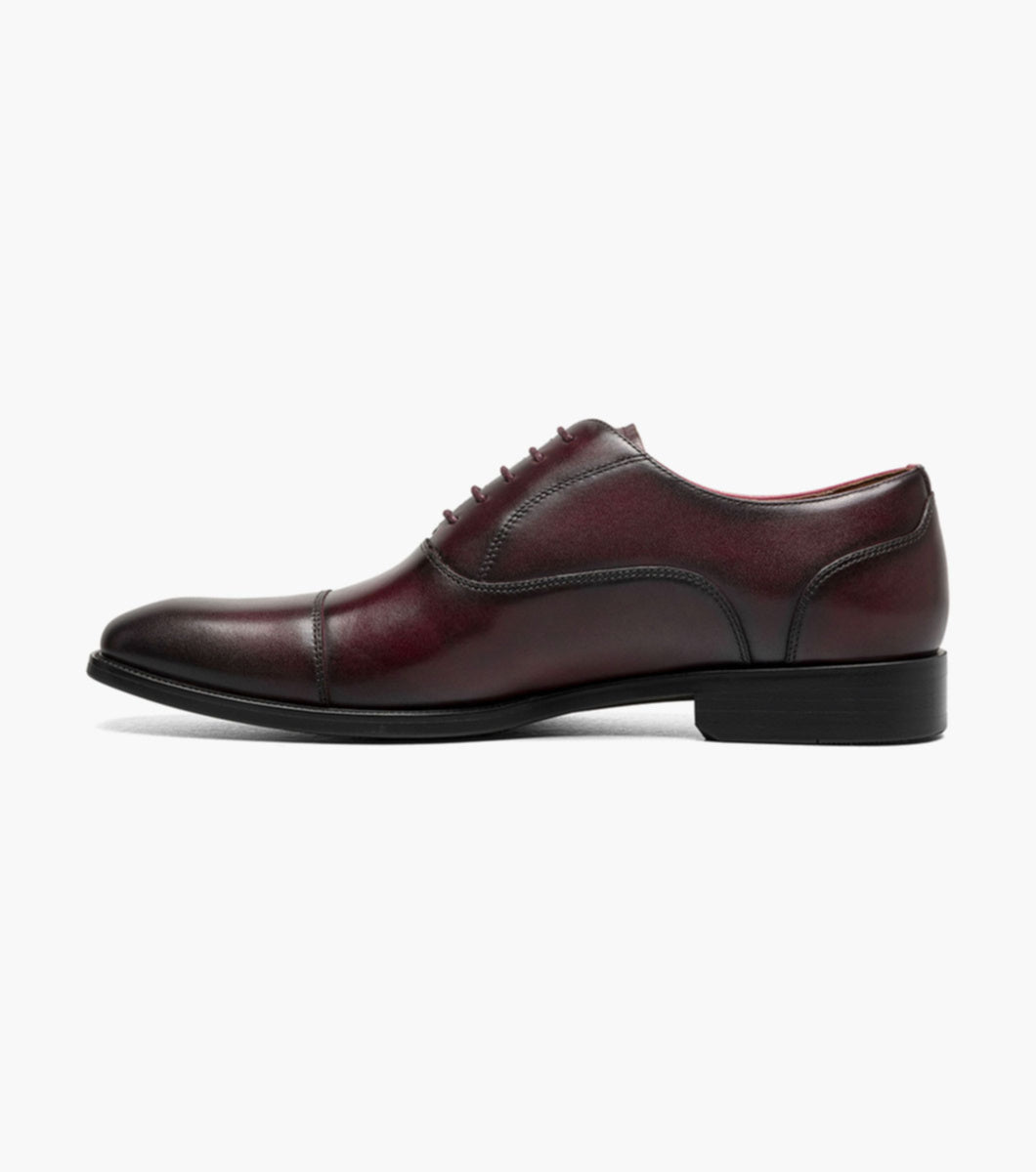 Florsheim 14447-601 Sorento Lux Cap Toe Balmoral Oxford Burgundy