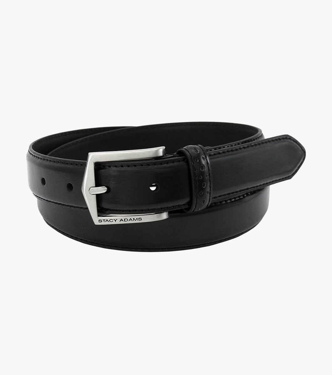 Stacy Adams 087 Leather Belt Black