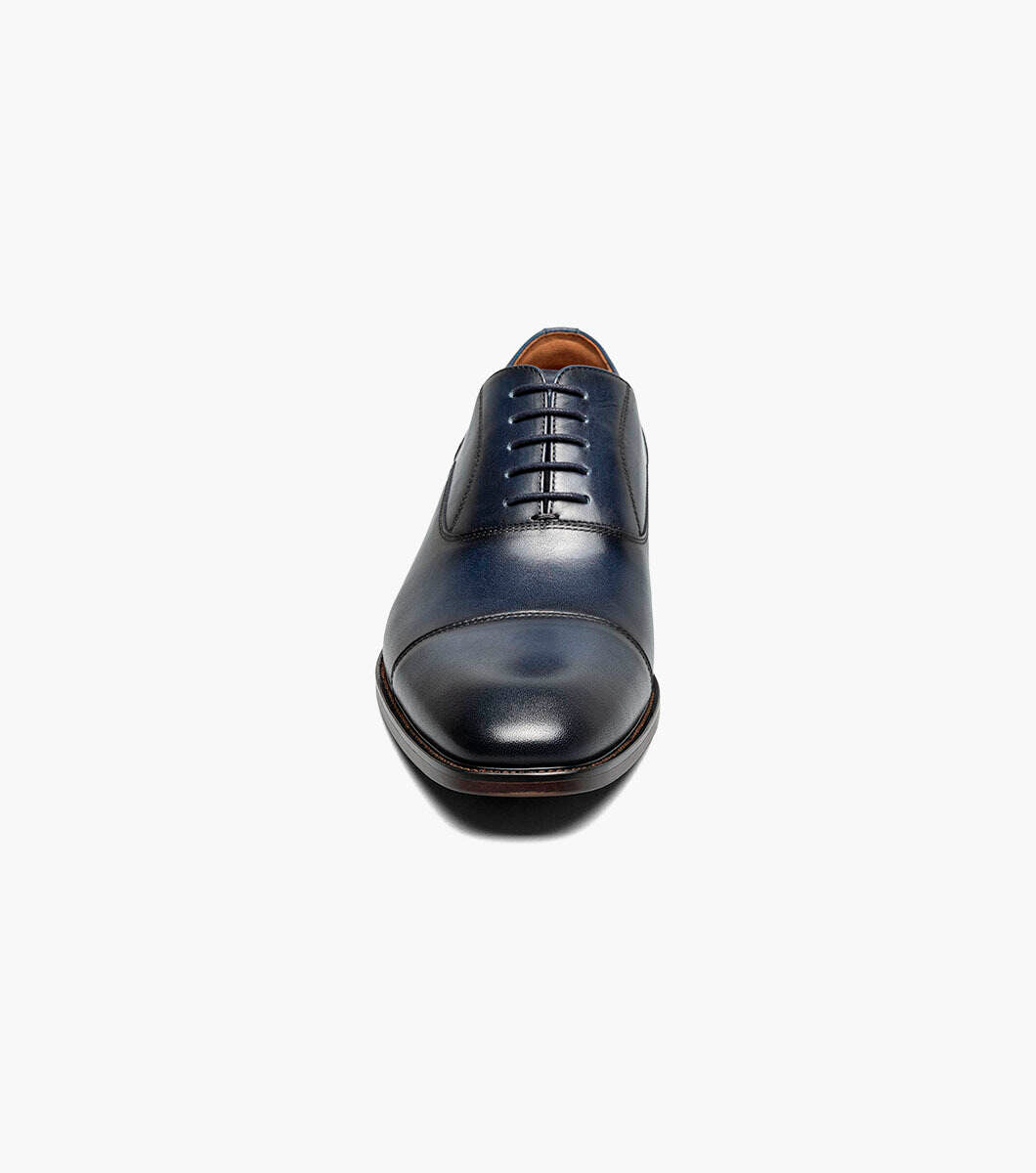 Florsheim 14447-410 Sorento Lux Cap Toe Balmoral Oxford Navy