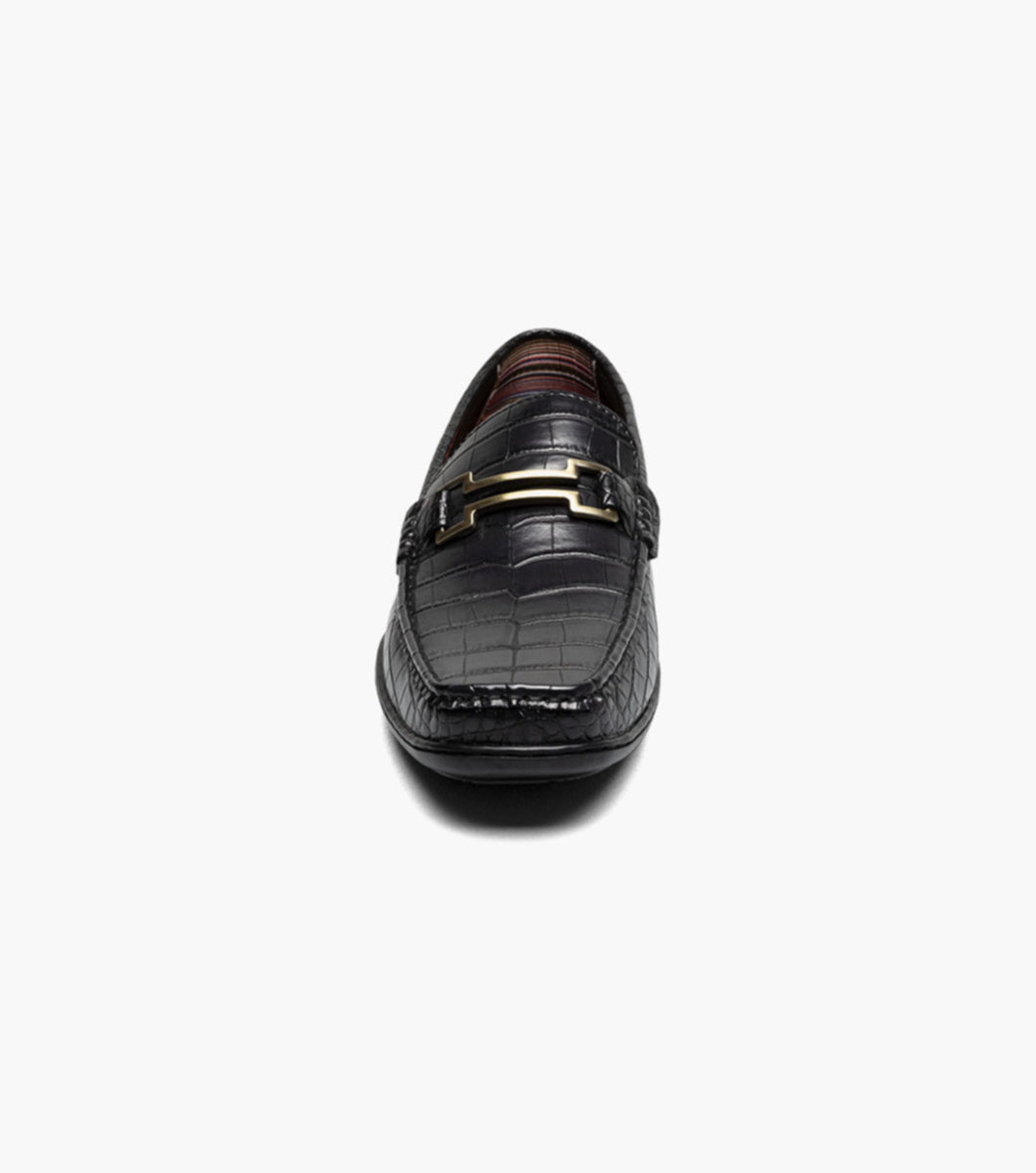 Stacy Adams 25703-001 Embrey Moc Toe Bit Slip On Black