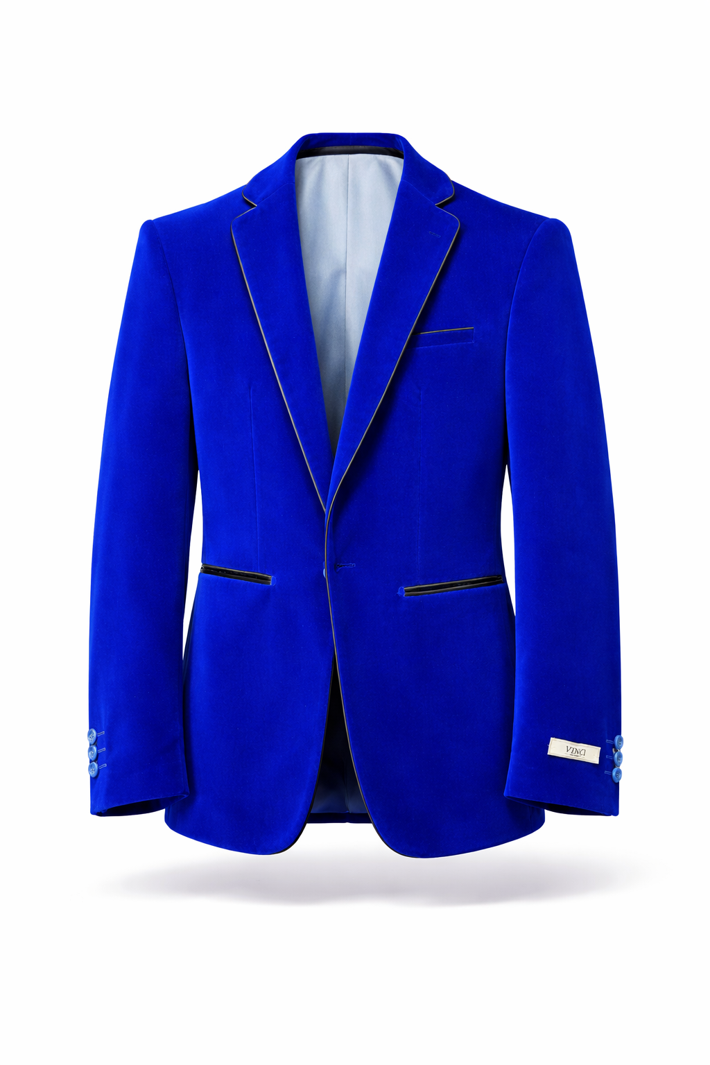 Vinci BS-02 Single Breast Velvet Royal