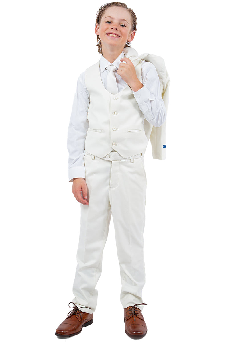 Perry Ellis  PB363 5 pieces Kids Suits Cream