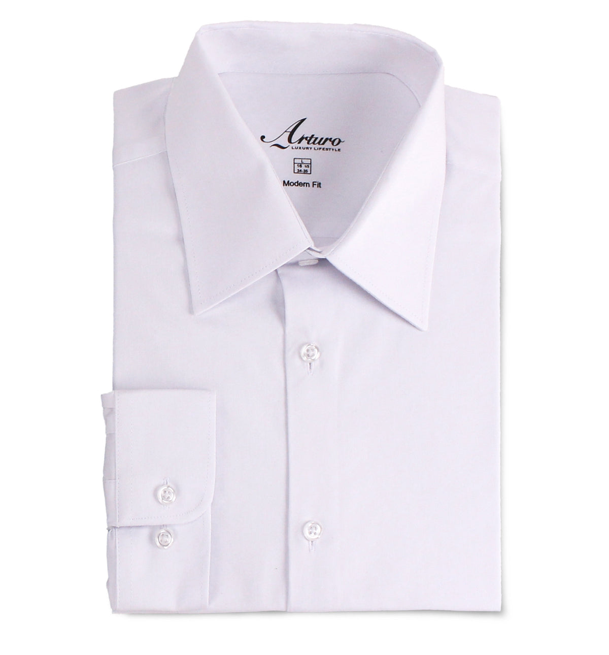Arturo 200 Slim Fit Dress Shirt White
