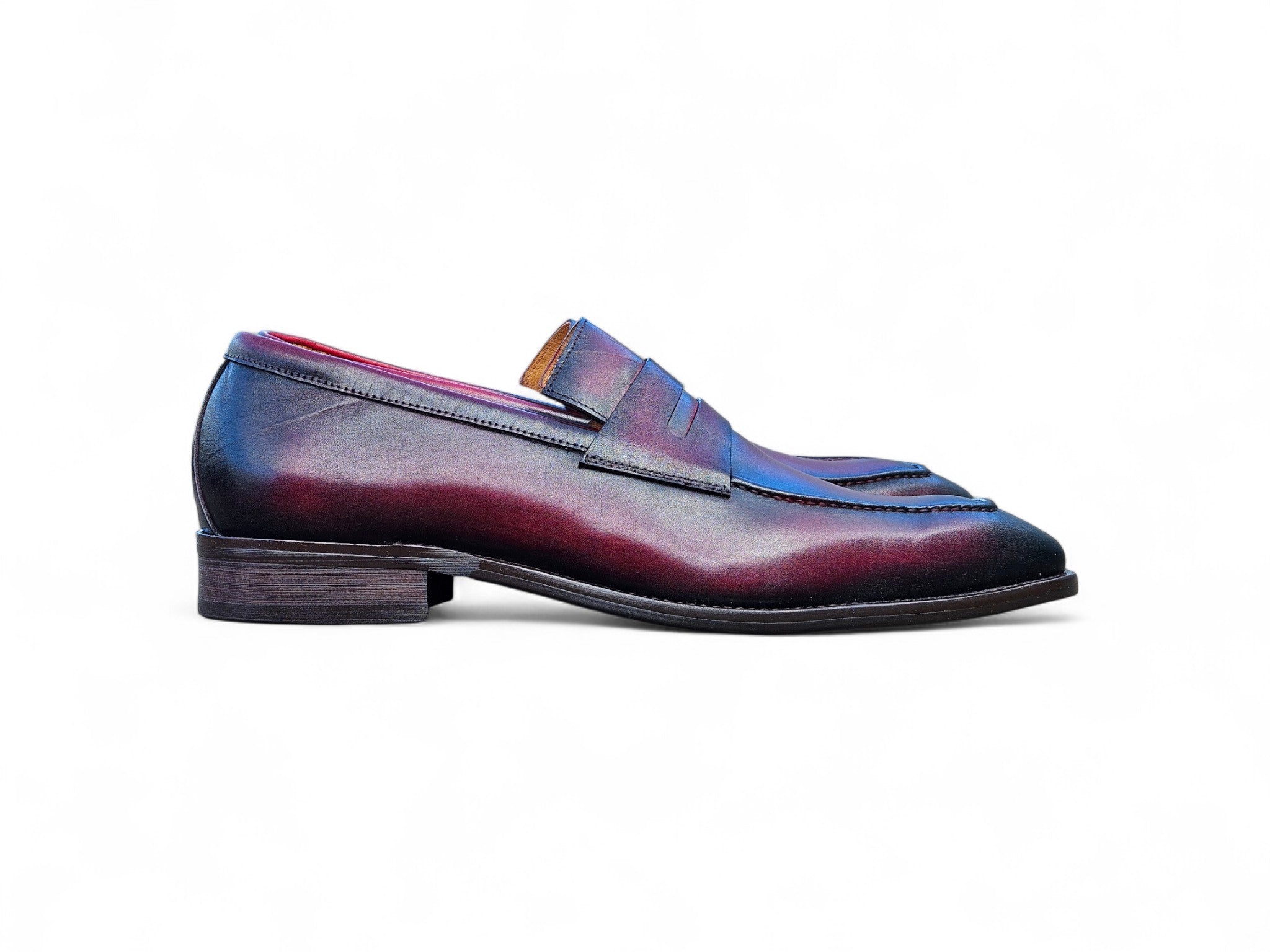 Patina Finished Penny Loafer