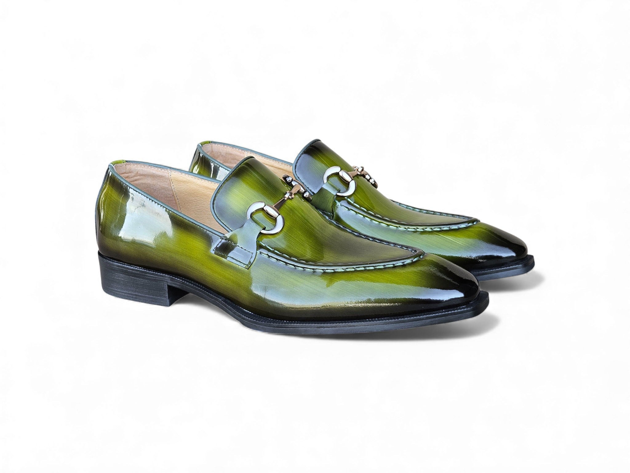 Patent Leather Buckle Loafer