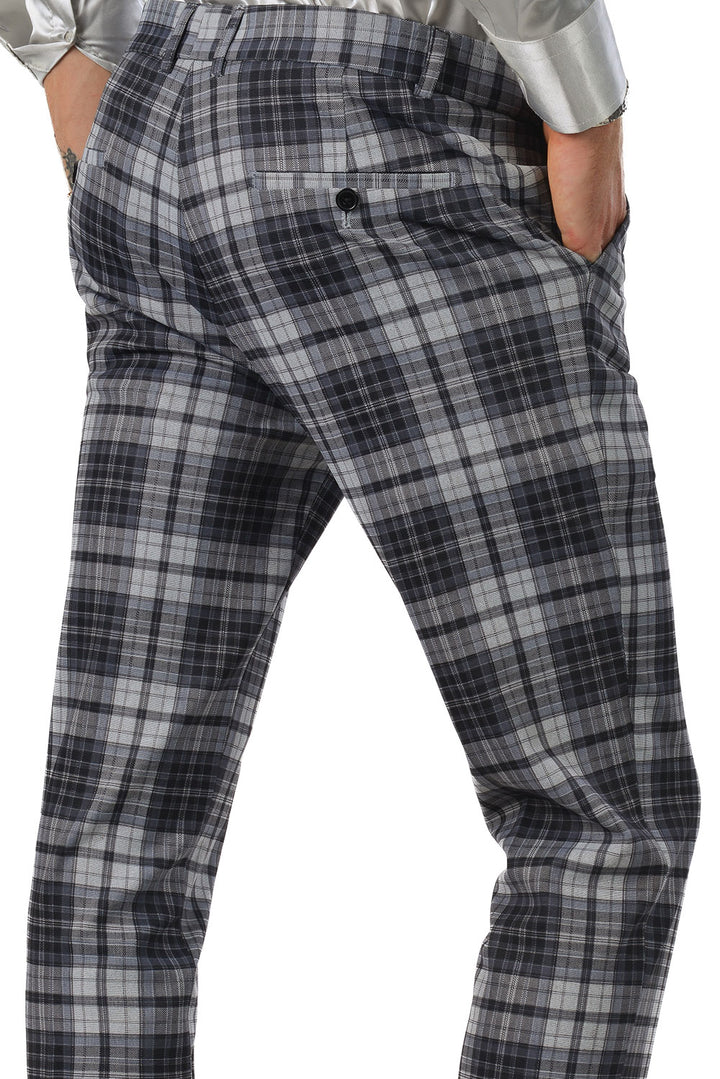 Barabas Kherson 2CP191 Chino Slim Fit Pants Black/Grey