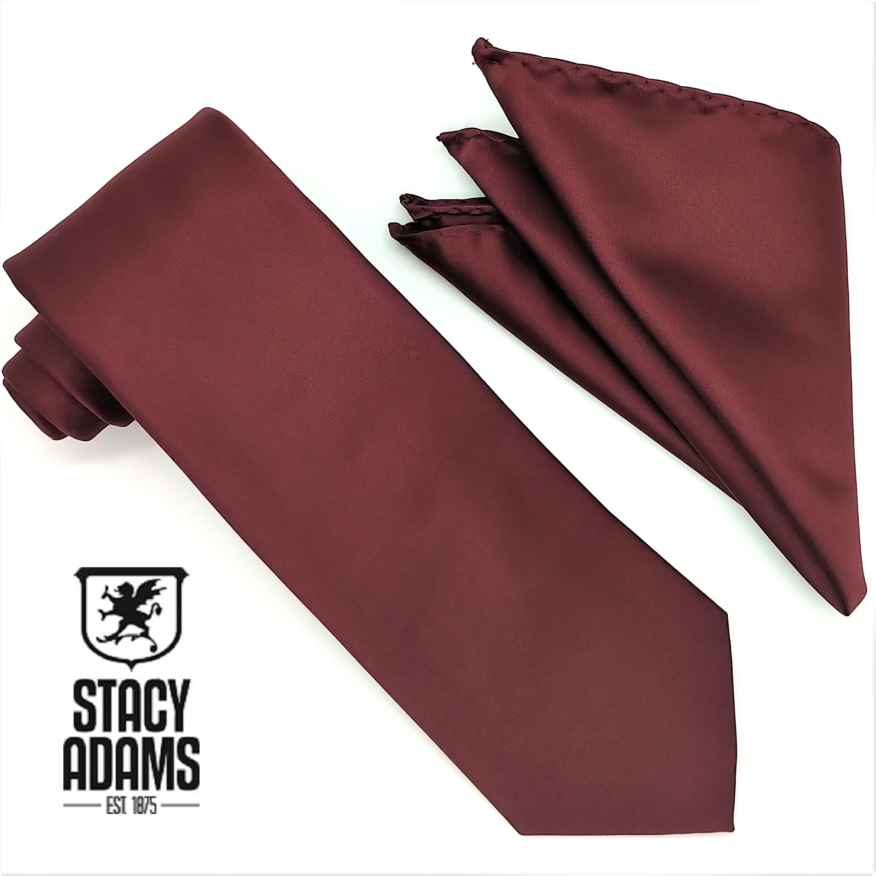 Stacy Adams 400S Satin Solid Tie