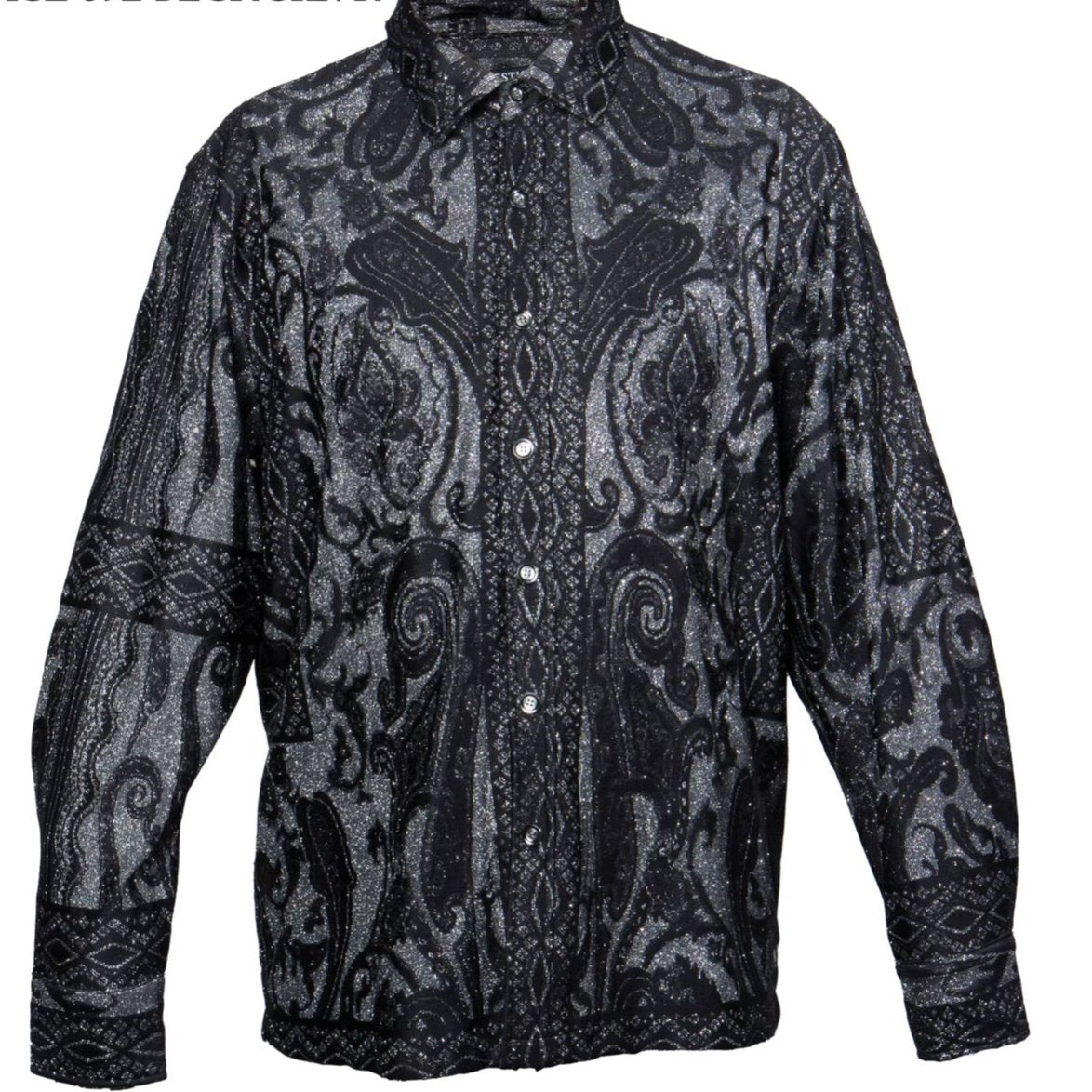 chinese dress ladies Men's Gothic Lace Button-Up Shirt with Layered Sleeves main image 0