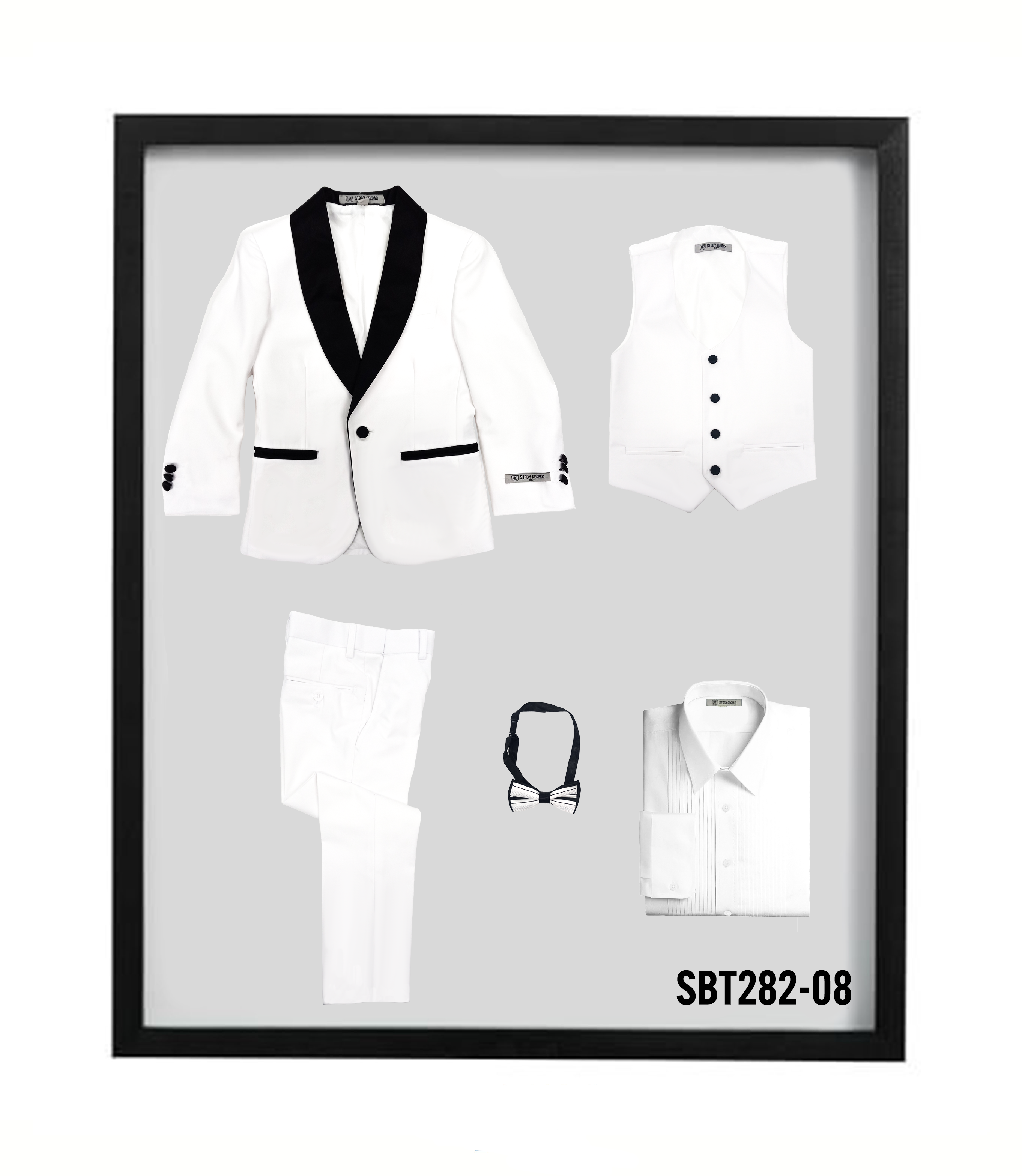 Stacy Adams SBT282/10 Boys Tuxedo White