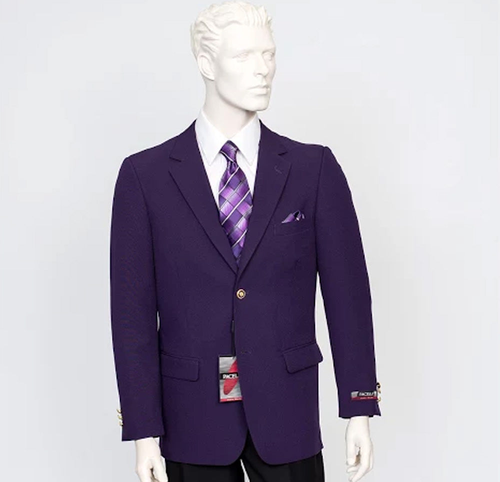 Pacelli Blair 70049 Single Breast Blazer Purple