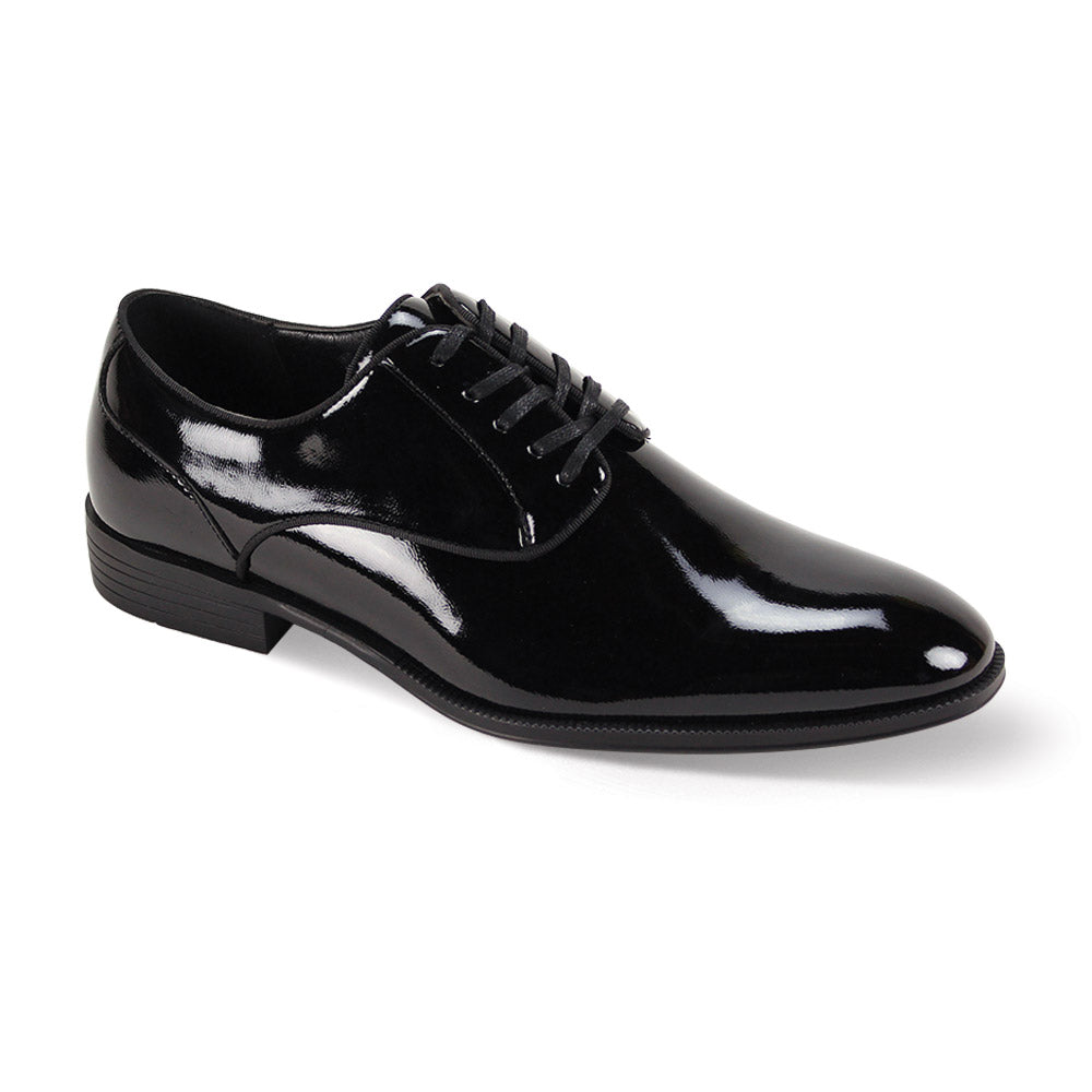 AFTER MIDNIGHT Men's Black Patent Leather Lace-Up Dress Shoes Formal Oxford Wedding Prom Shoes 10.5 AFTER MIDNIGHT Men's Black Patent Leather Lace-Up Dress Shoes Formal Oxford Wedding Prom Shoes 10.5
