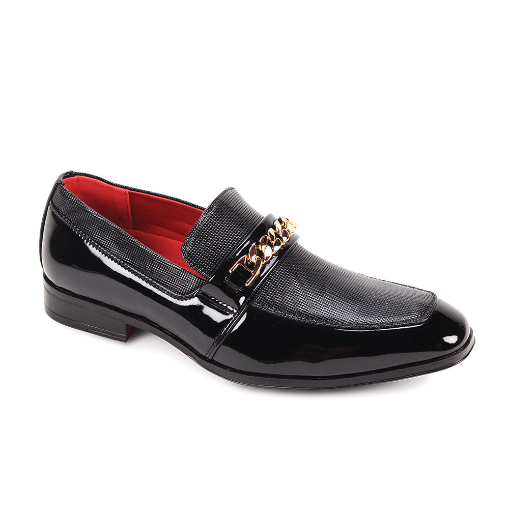 After MIdnight 7071 Paten Leather Tux Shoes Black