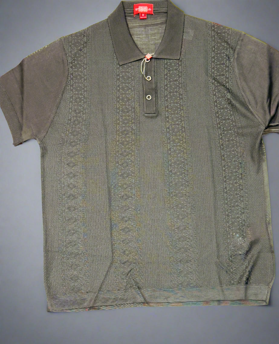 Stacy Adams 97000 Short Sleeve Knit Black