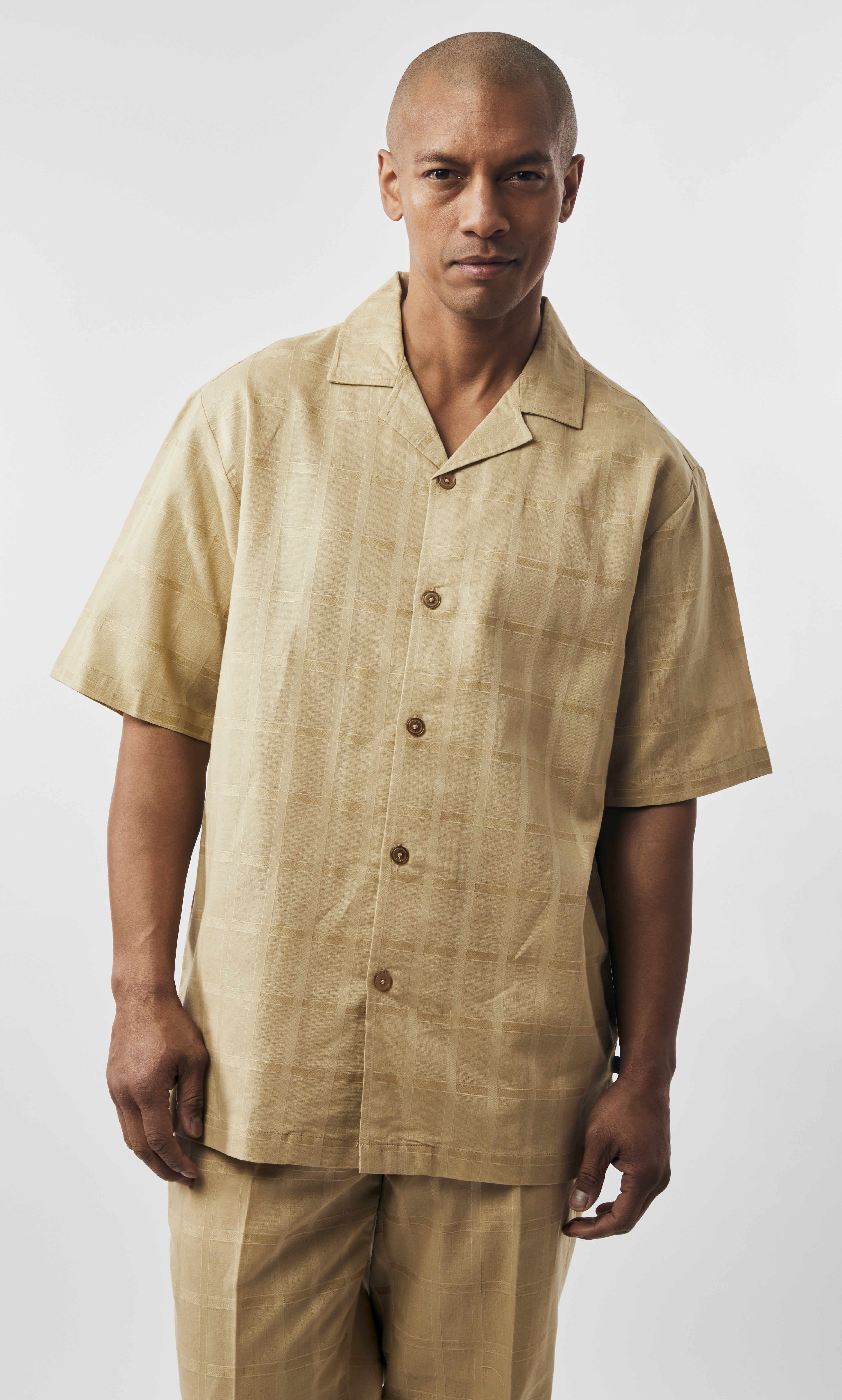 Stacy Adams 75039 Linen Set Tan