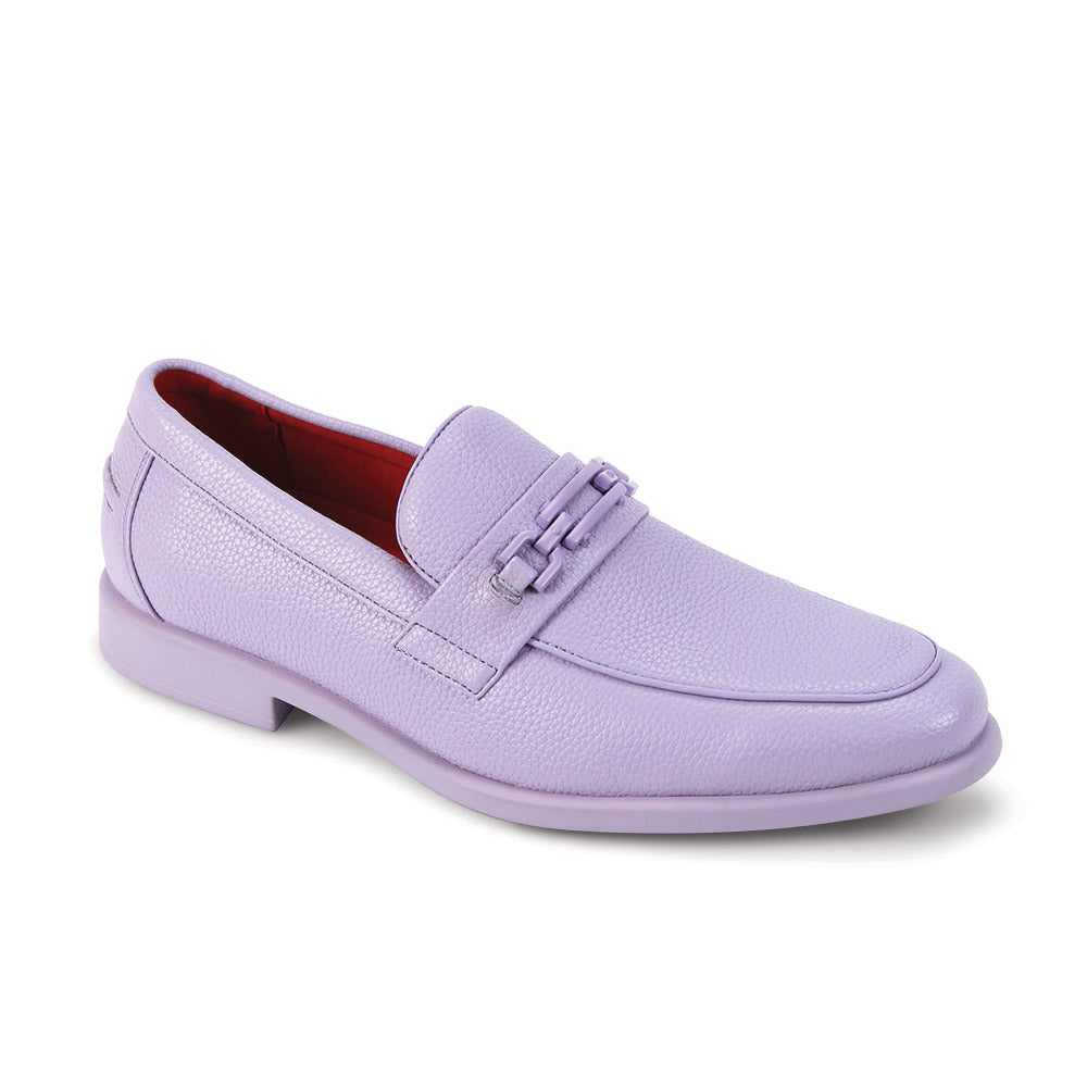 lavender dress shoes for women The Ashford Collection Womens Slip-On Loafer Shoes - Lavender - M - Comfortable Footwear - Easy Wear