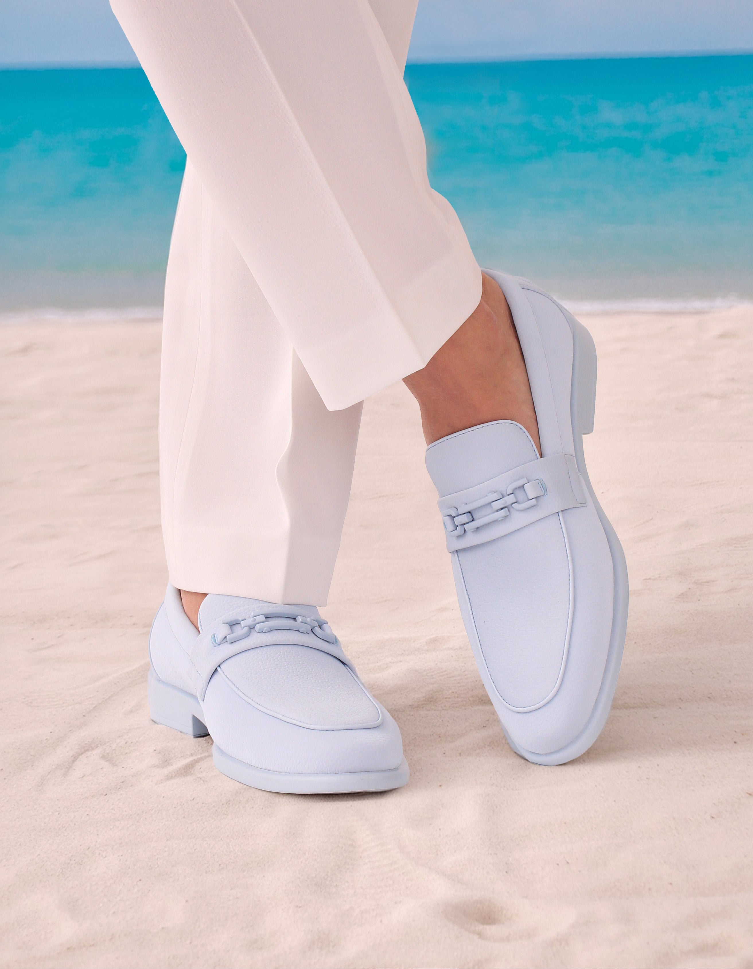 The Ashford Collection ASH4 Slip On Light Blue