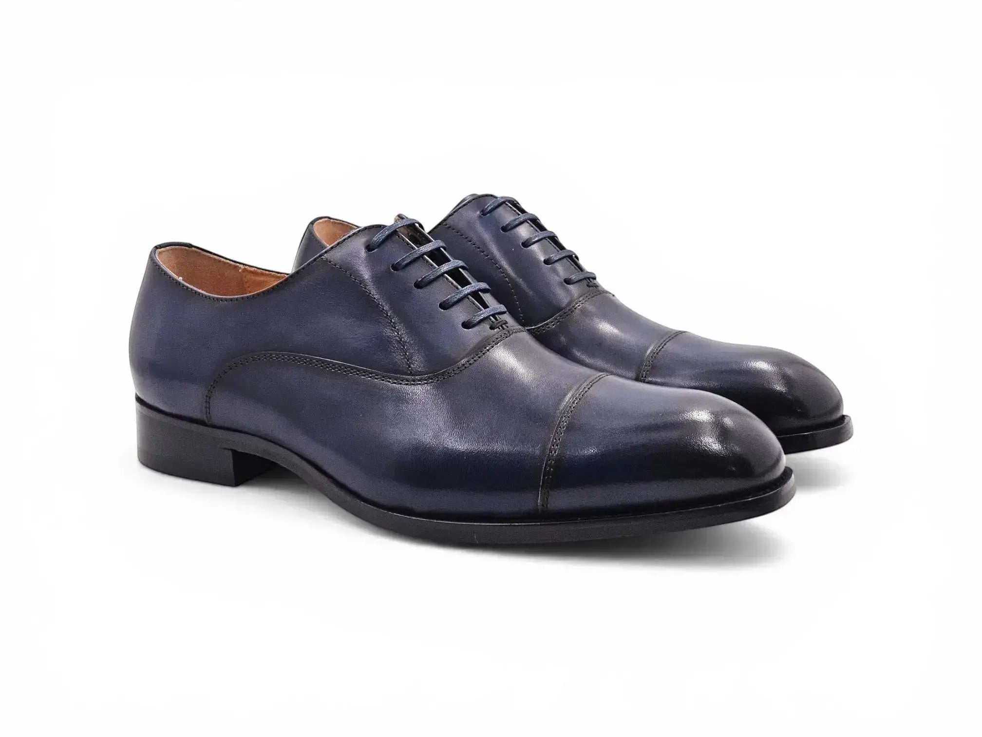 Avon Cap Toe Oxford in Leather Sole