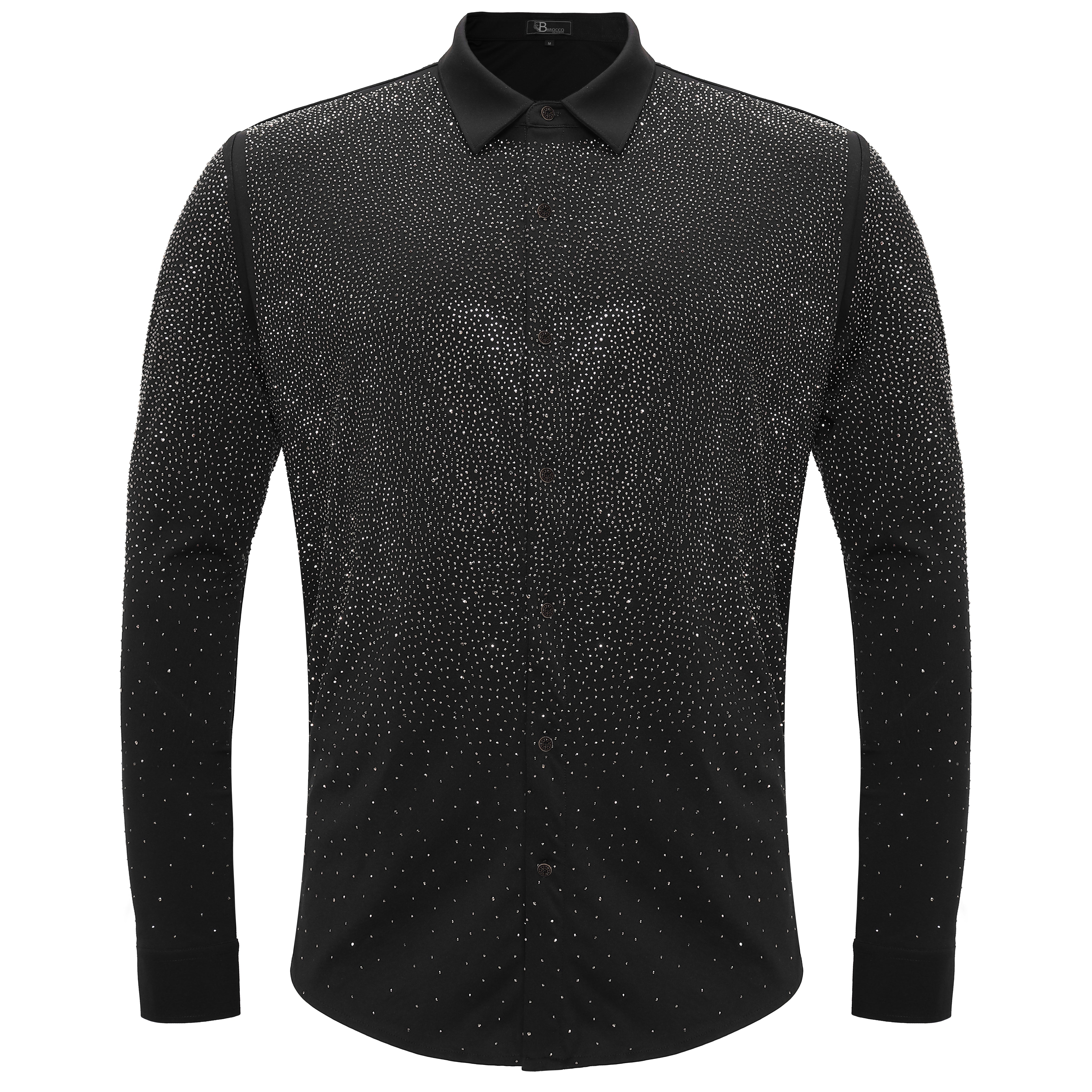 Super Nova Button-Up Shirt BLACK/GUN METAL