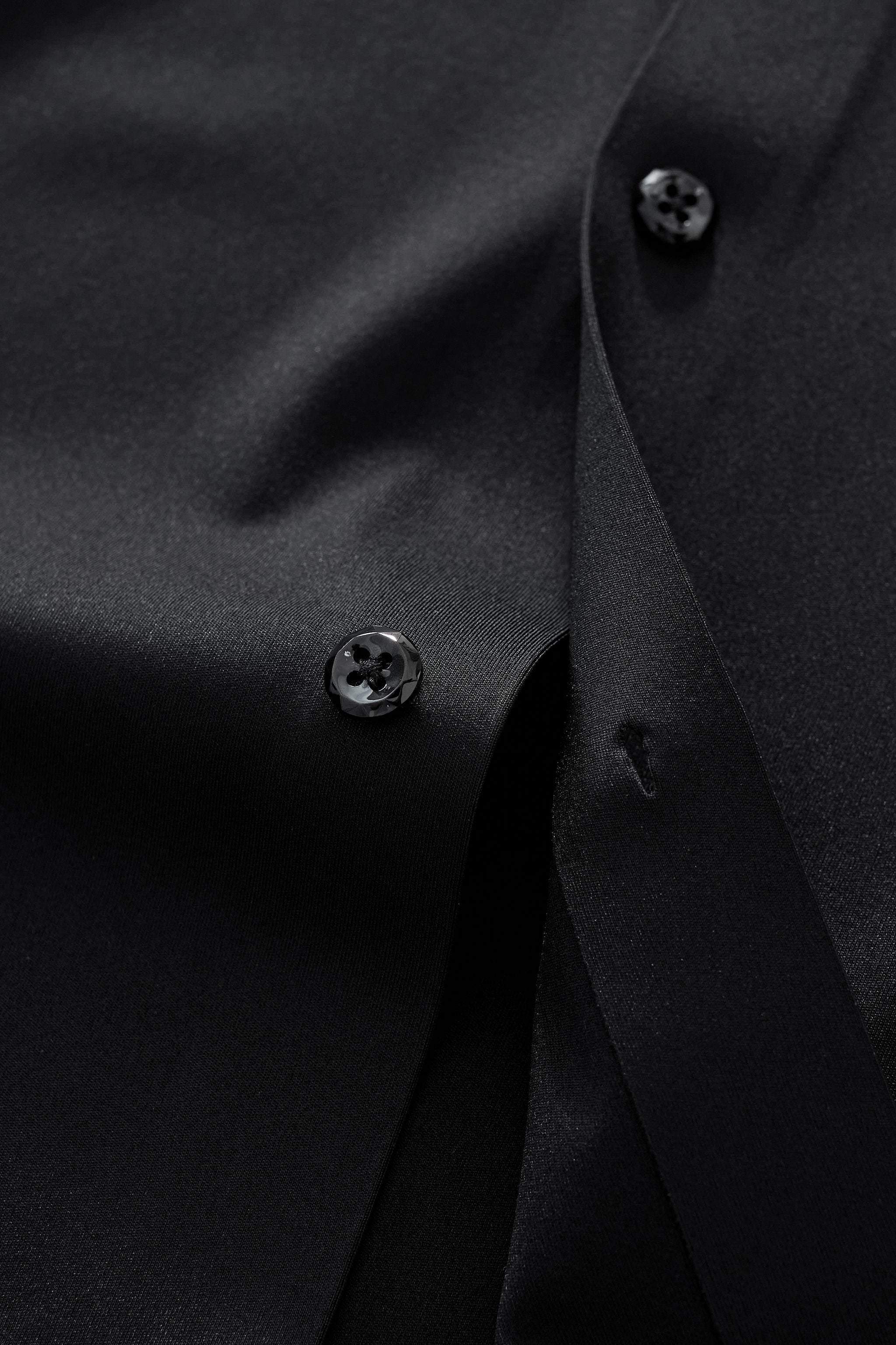 Rose Éclat Emboss Shirt BLACK