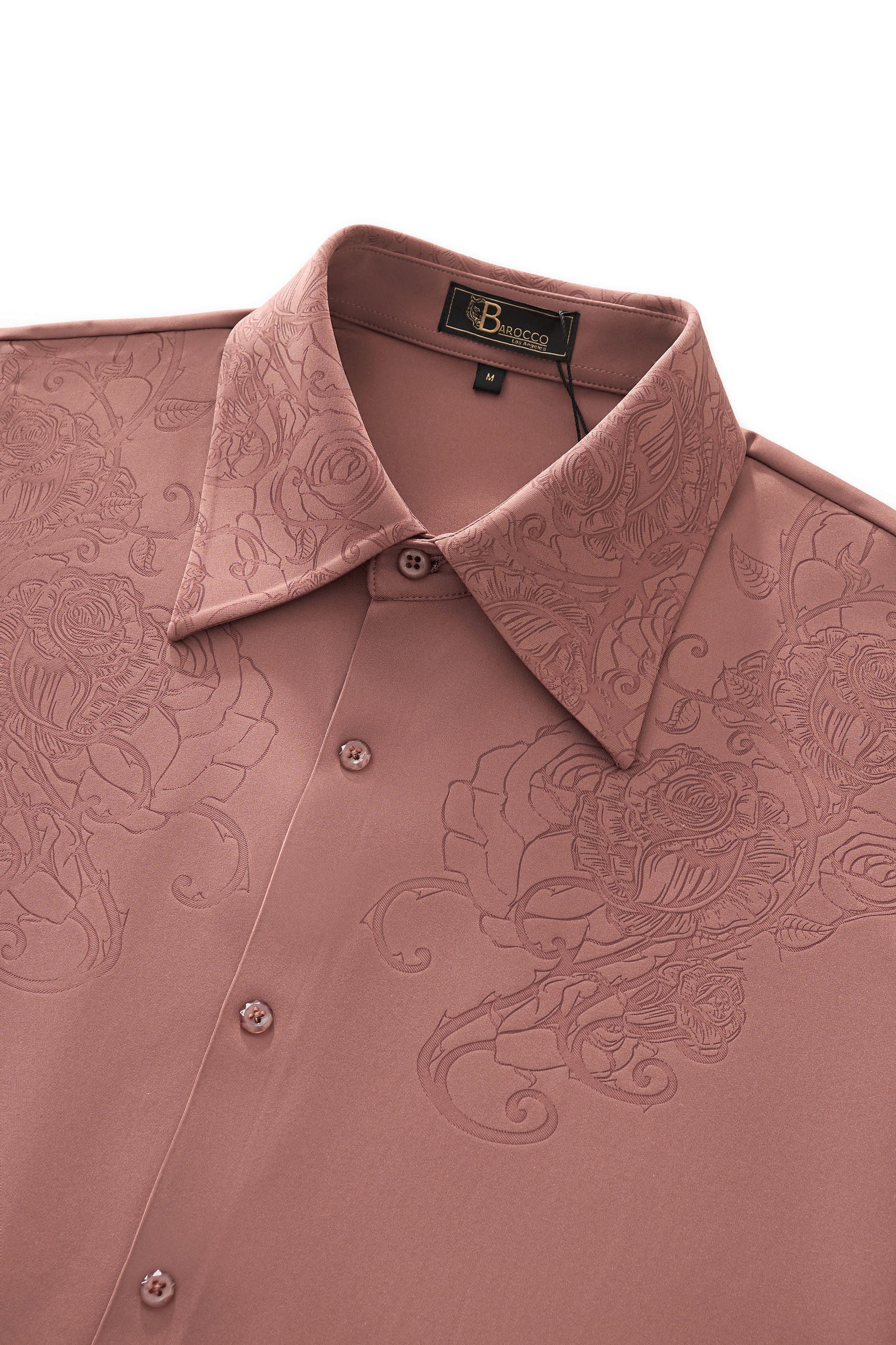 Rose Éclat Emboss Shirt DUSTY PINK