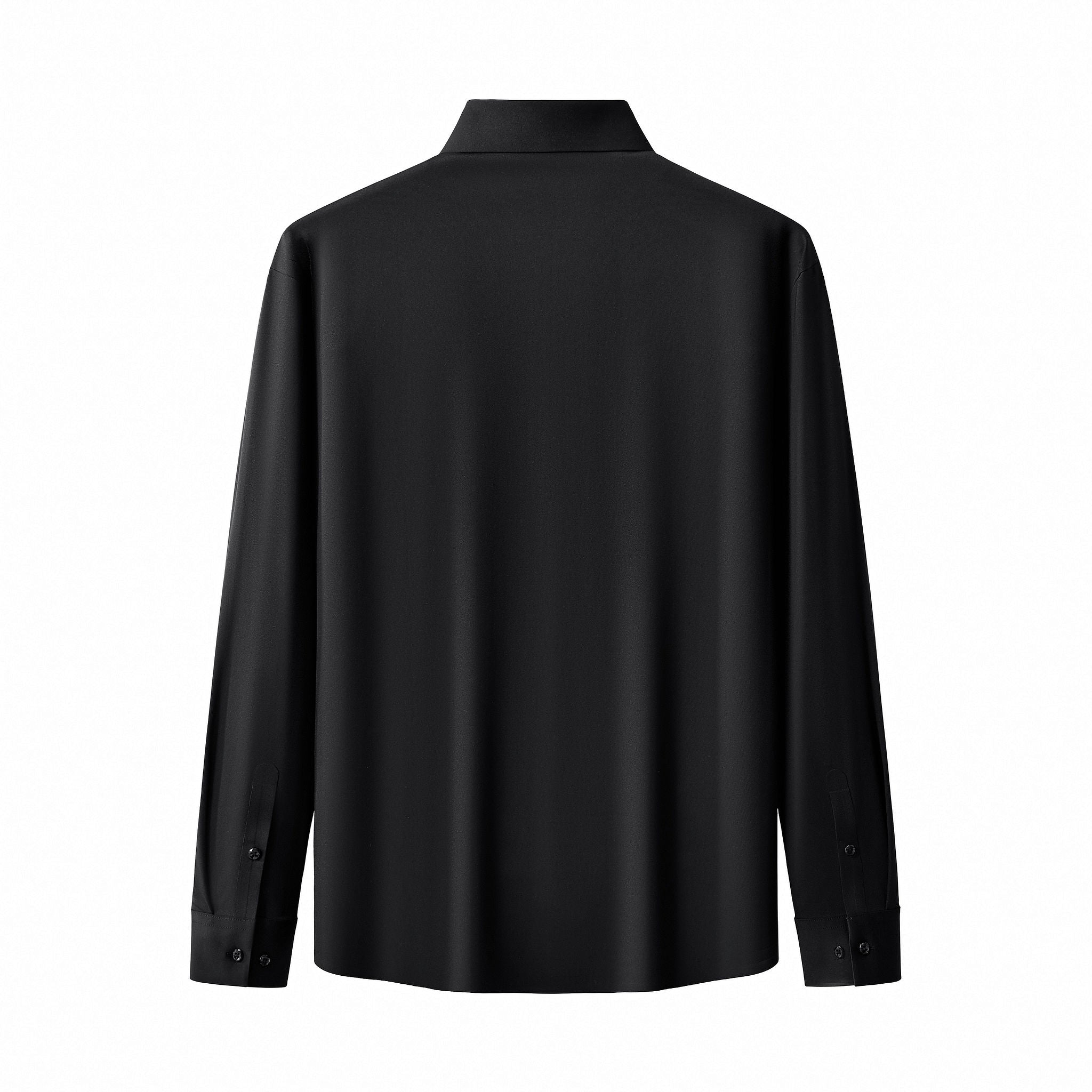 Midnight Wave Embellished LS Shirt BLACK