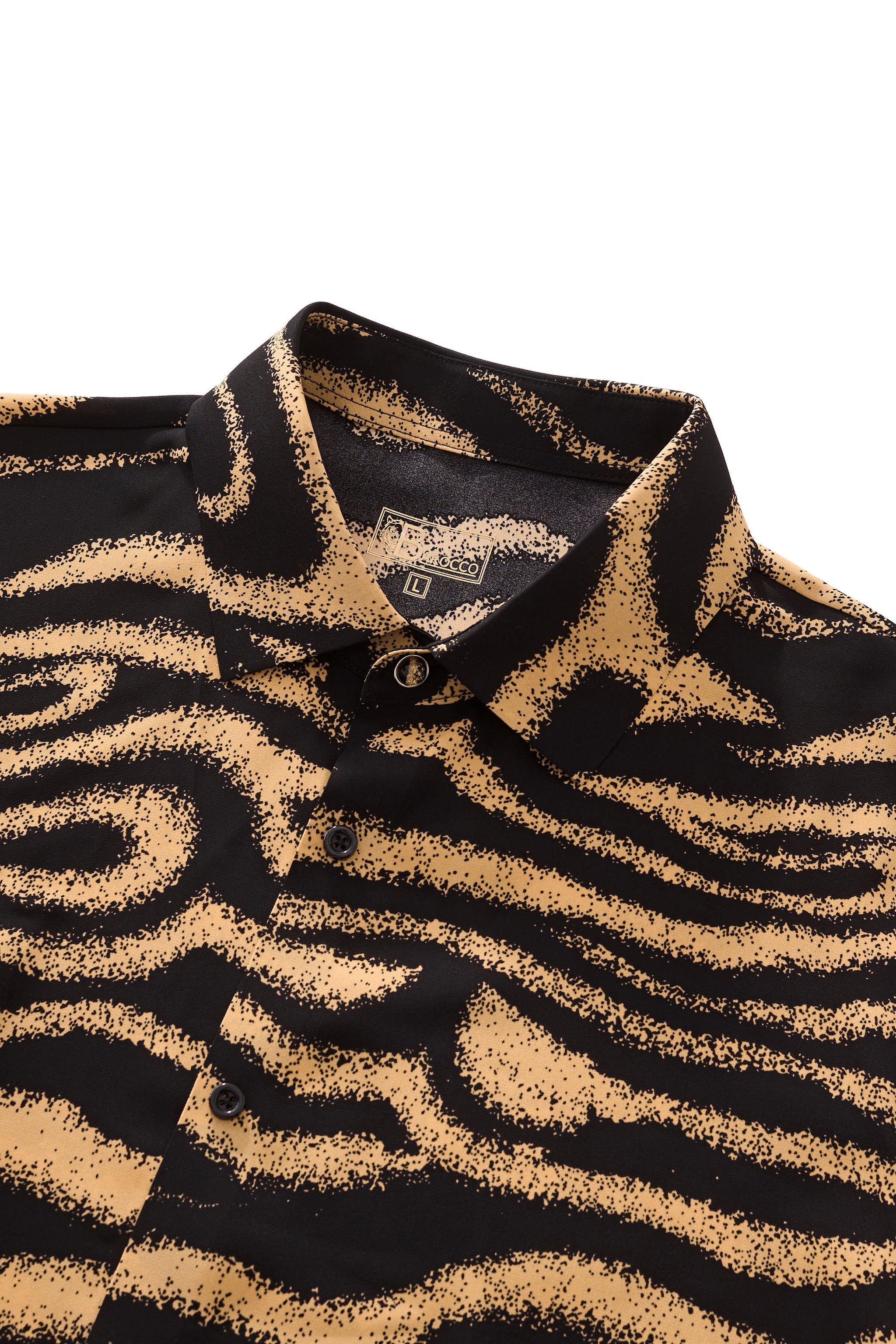 Golden Mirage Stitchless LS Shirt BLACK/BROWN