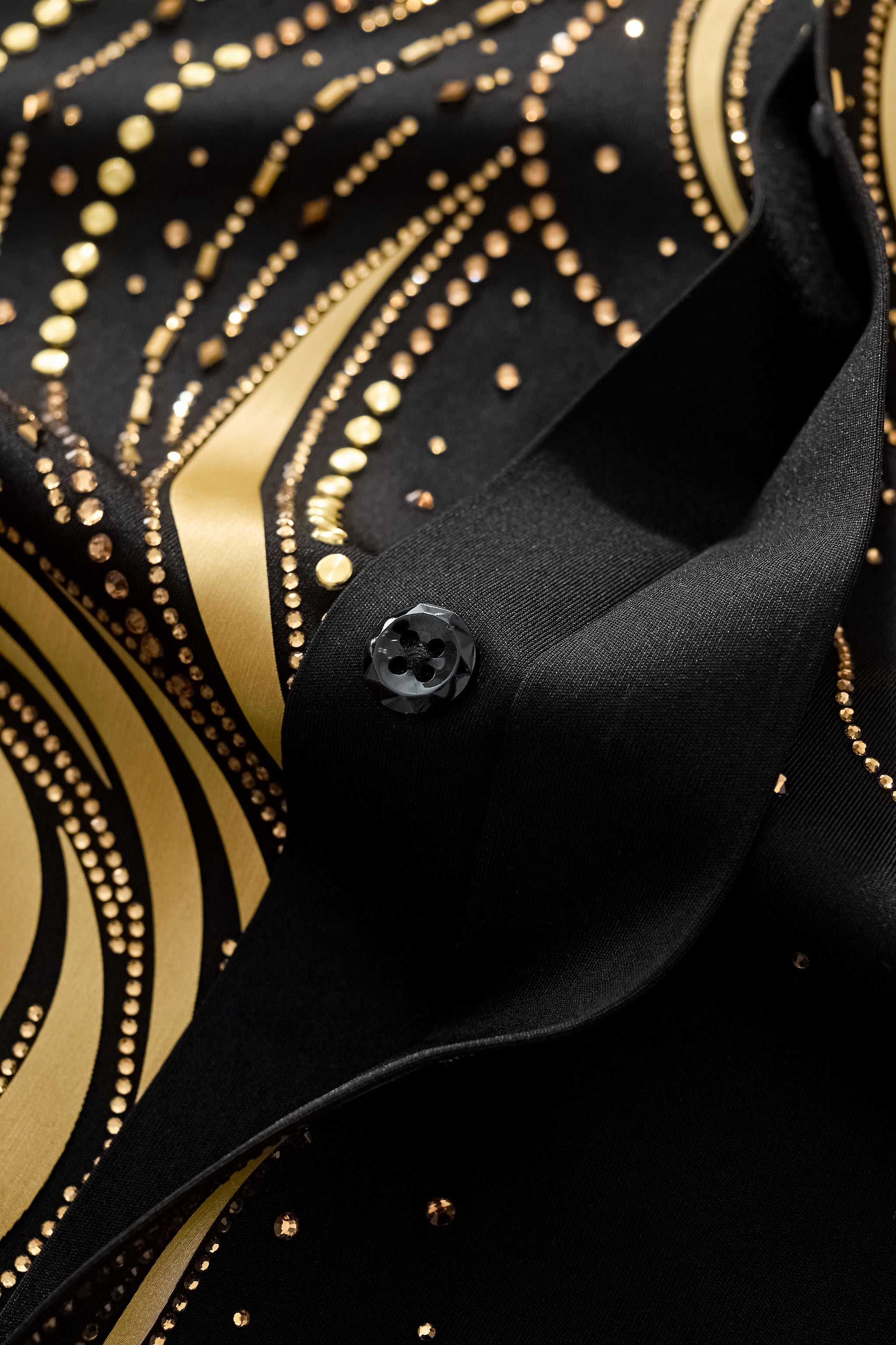 Stallion Embellished LS Shirt BLACK