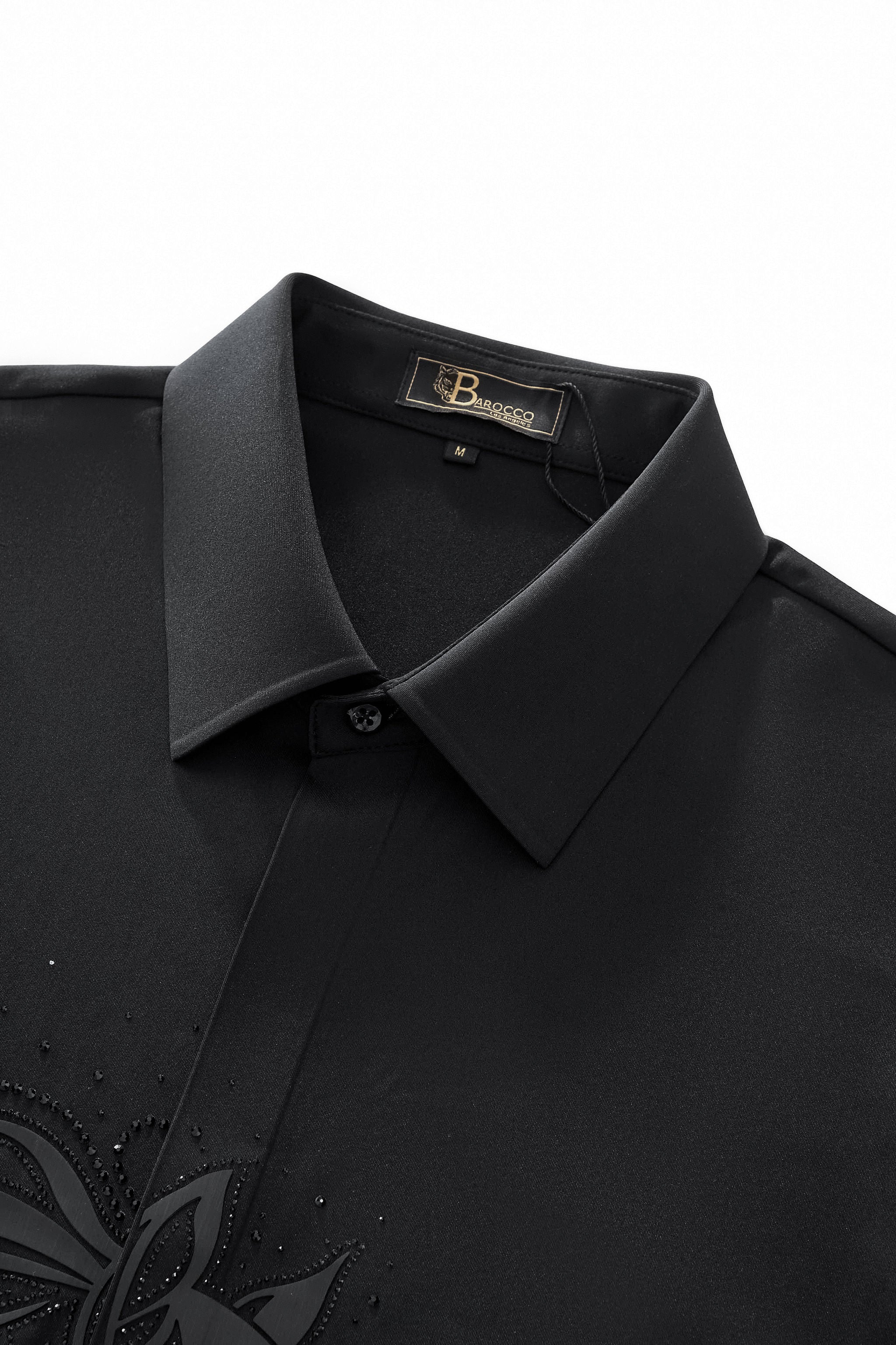 Stallion Embellished LS Shirt BLACK/BLACK