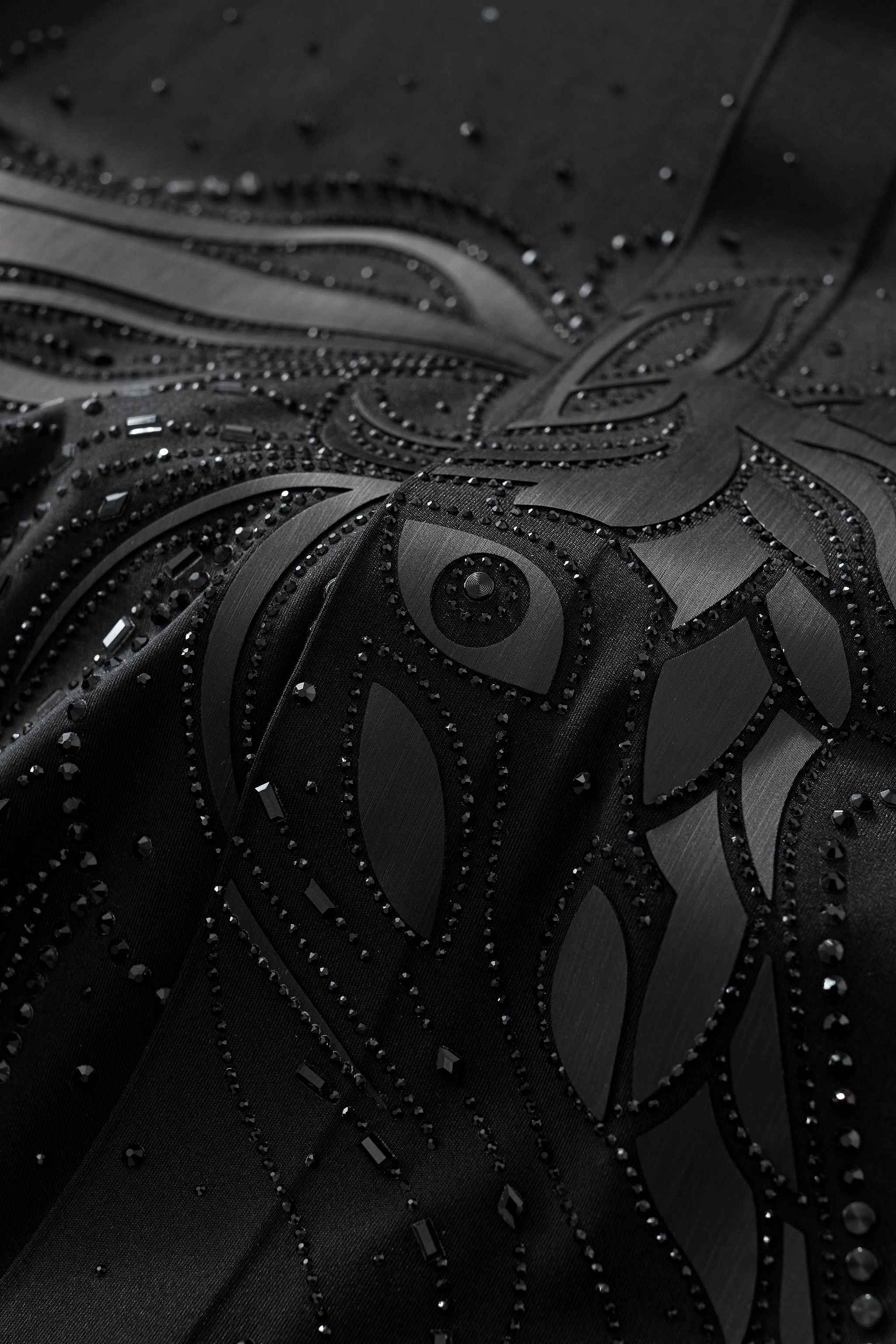 Stallion Embellished LS Shirt BLACK/BLACK