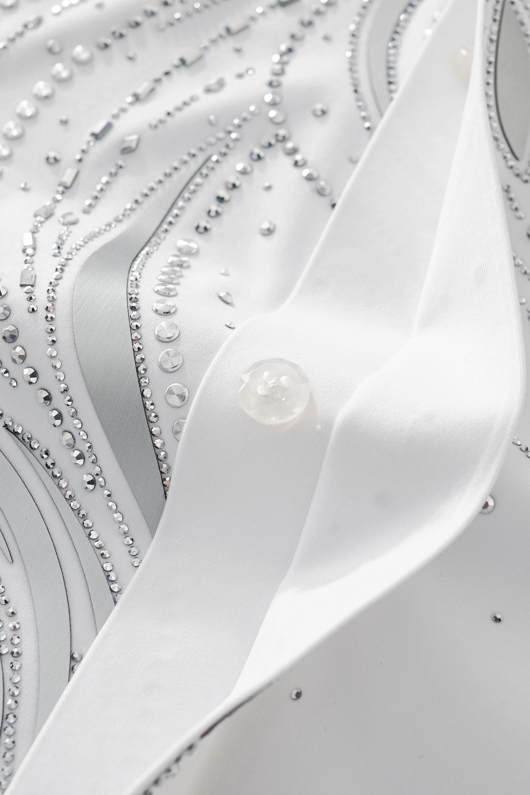 Stallion Embellished LS Shirt WHITE