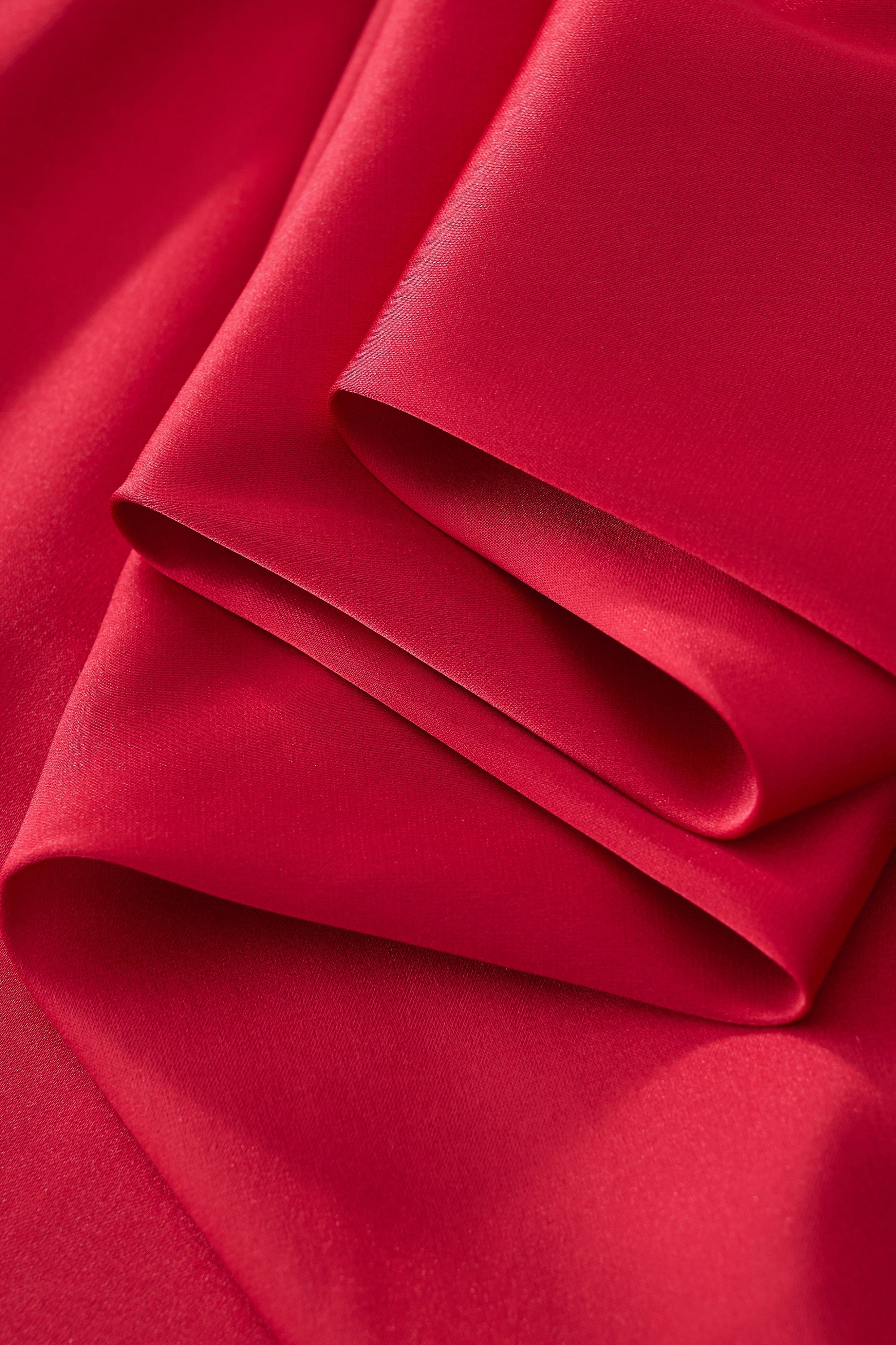 SIGNITURE SATIN STITCHLESS LS Shirt RED