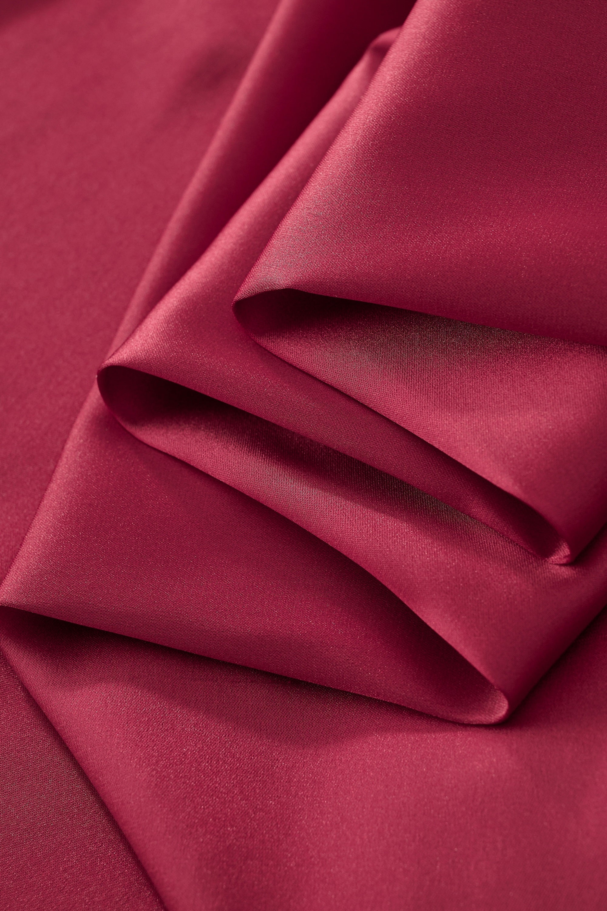 SIGNITURE SATIN STITCHLESS LS Shirt WINE