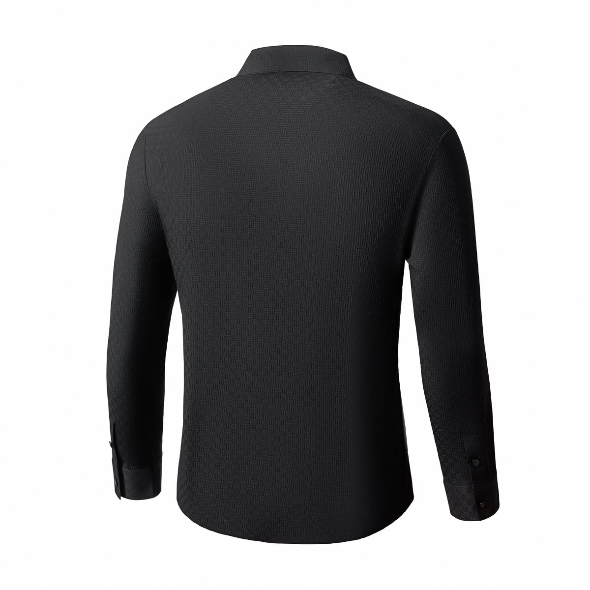 Tactile Weave Stitchless LS Shirt BLACK