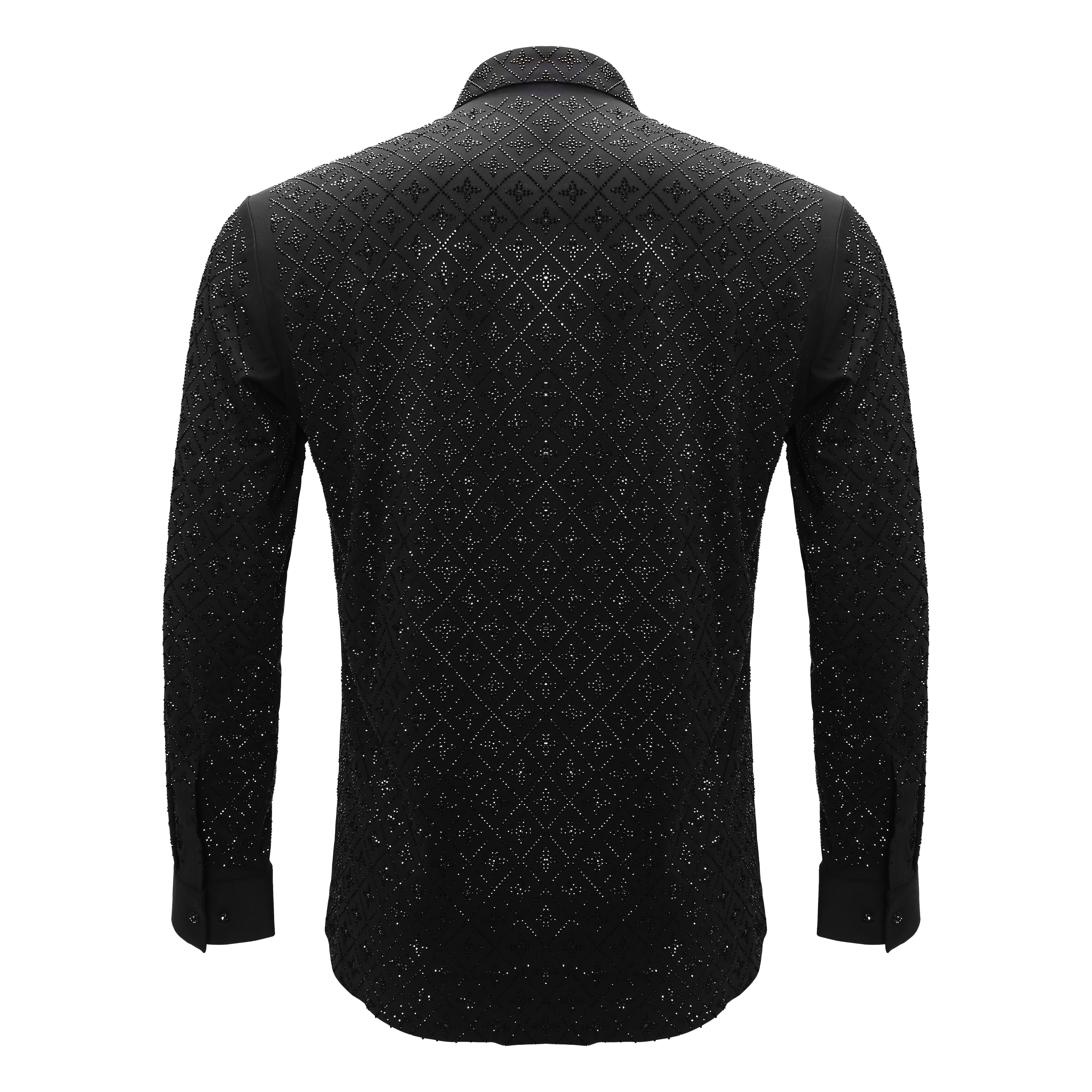 Sharp Armor Button-Up Shirt BLACK/BLACK