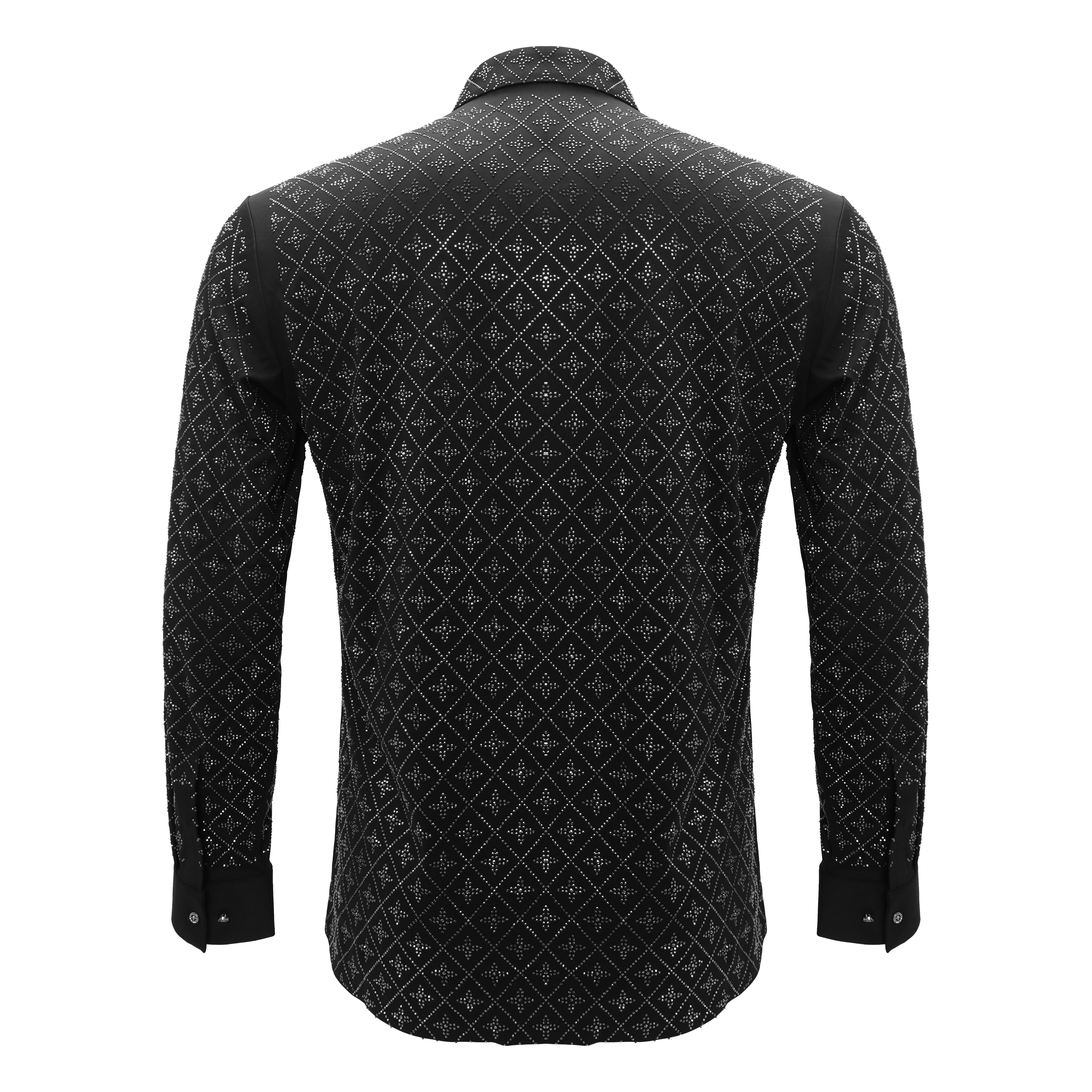 Sharp Armor Button-Up Shirt BLACK/SILVER