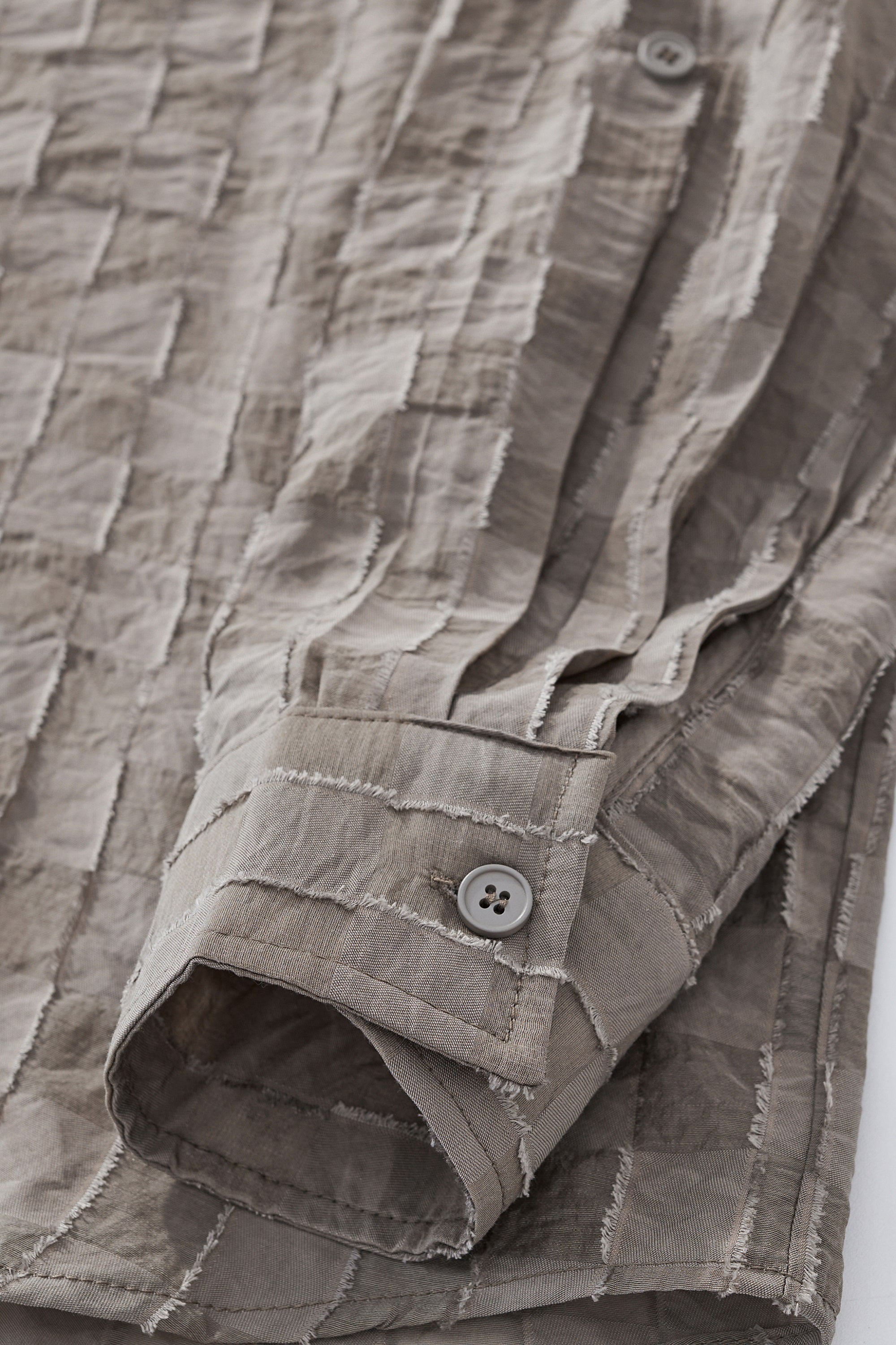 Haven Textured Long Sleeve Shirt GREY