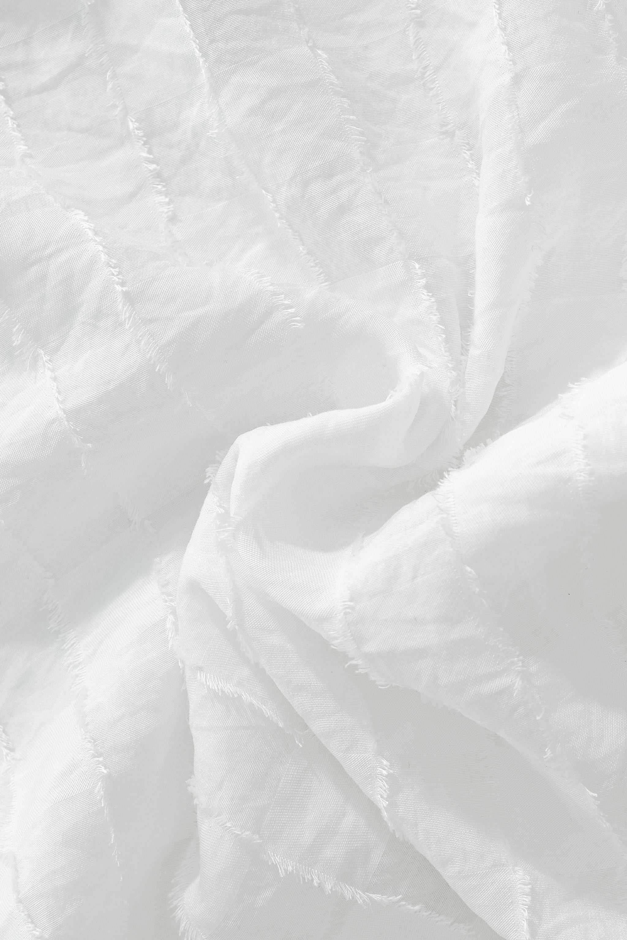 Haven Textured Long Sleeve Shirt WHITE