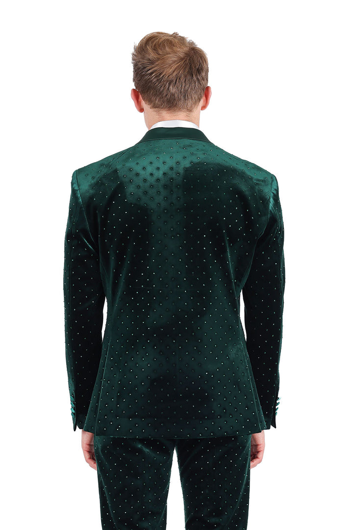 Barabas Friday Night Slim Fit Blazer BL3020 Hunter Green