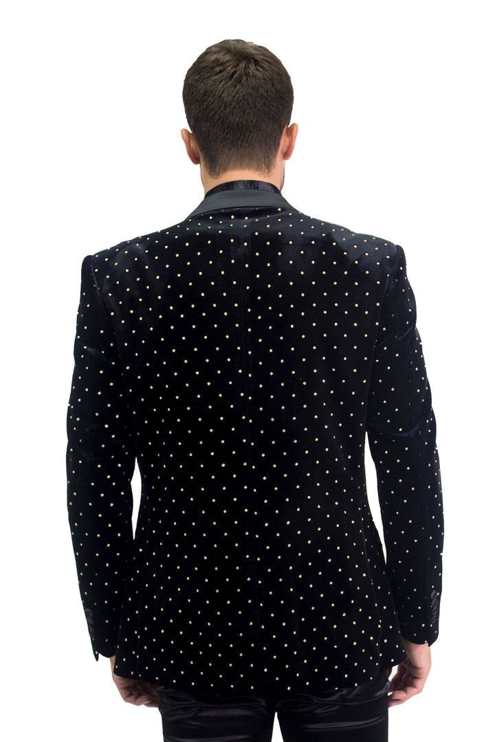 Barabas Friday Night Slim Fit Blazer BL3020 Black/Gold