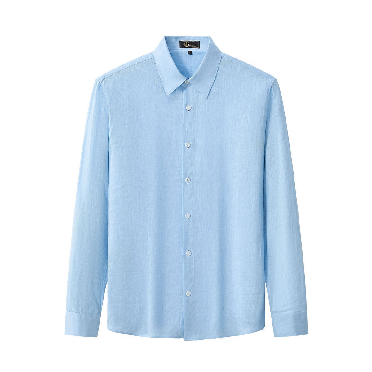 baby blue dress shirt men Capri Linen Bad Bunny Wore Jacquemus