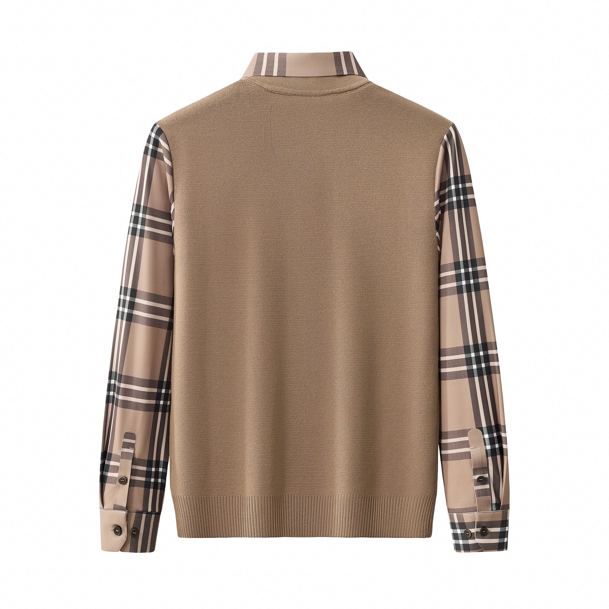 Hybrid Knit LS Shirt KHAKI