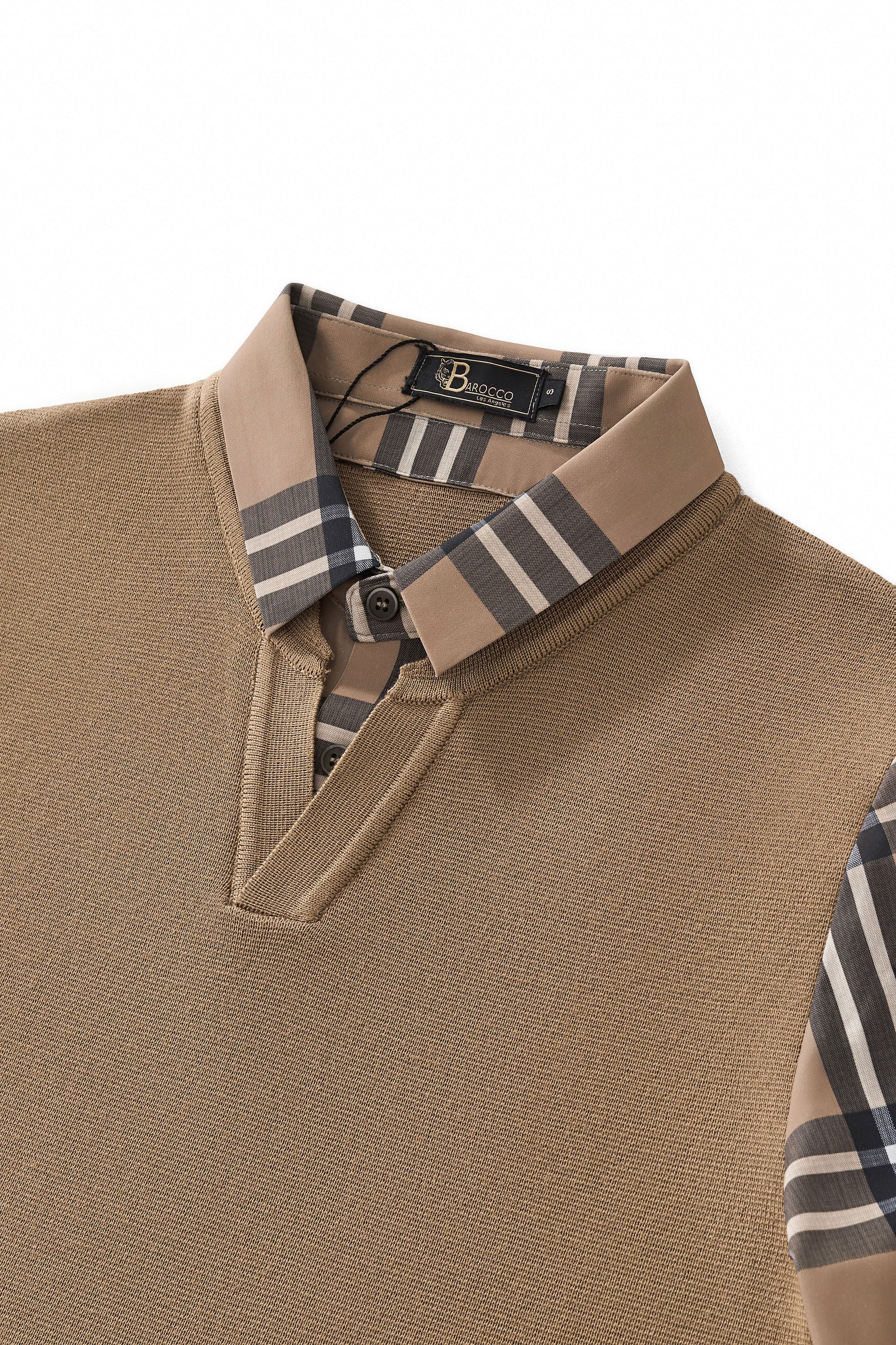 Hybrid Knit LS Shirt KHAKI