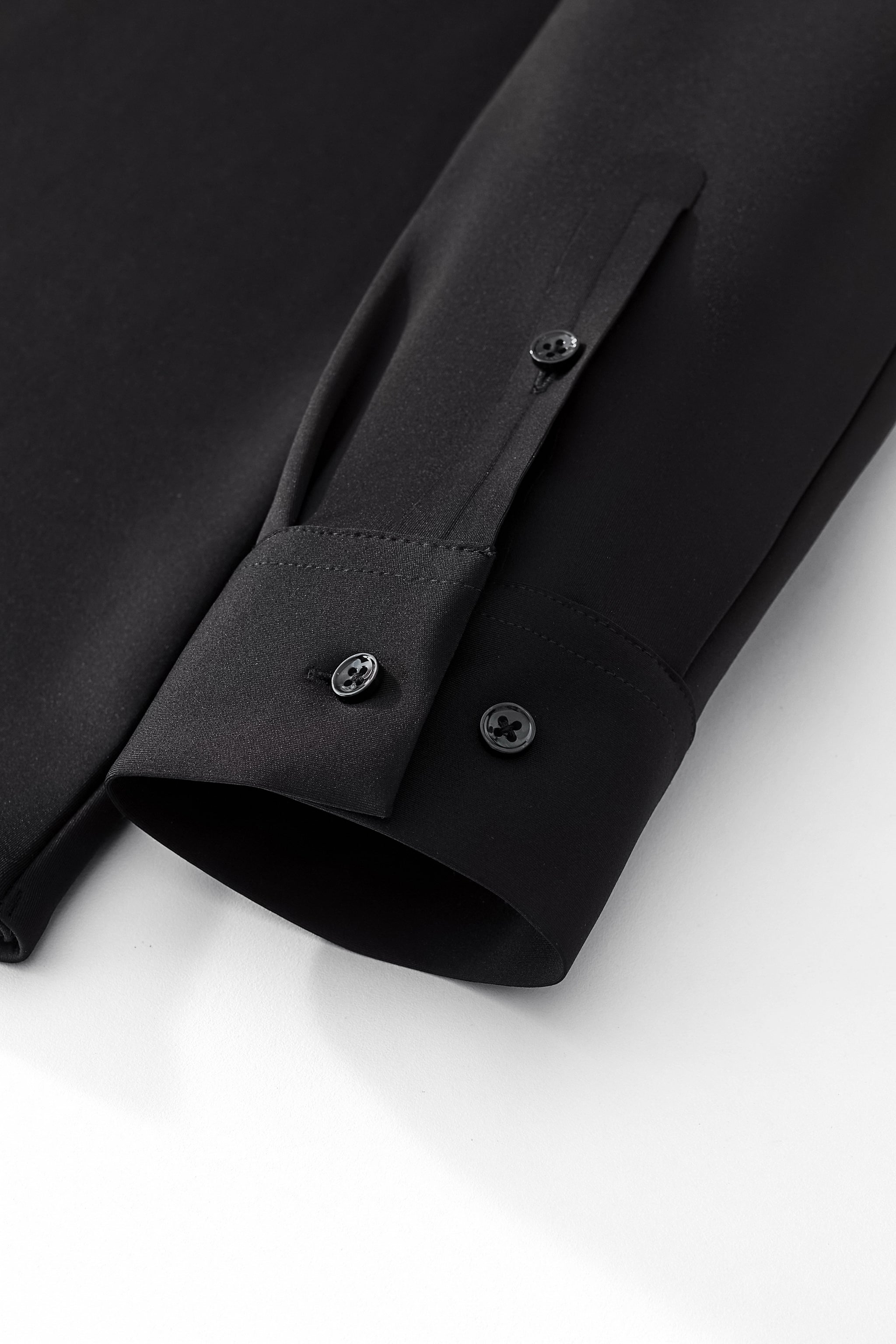 Velvet Core LS button up Shirt BLACK