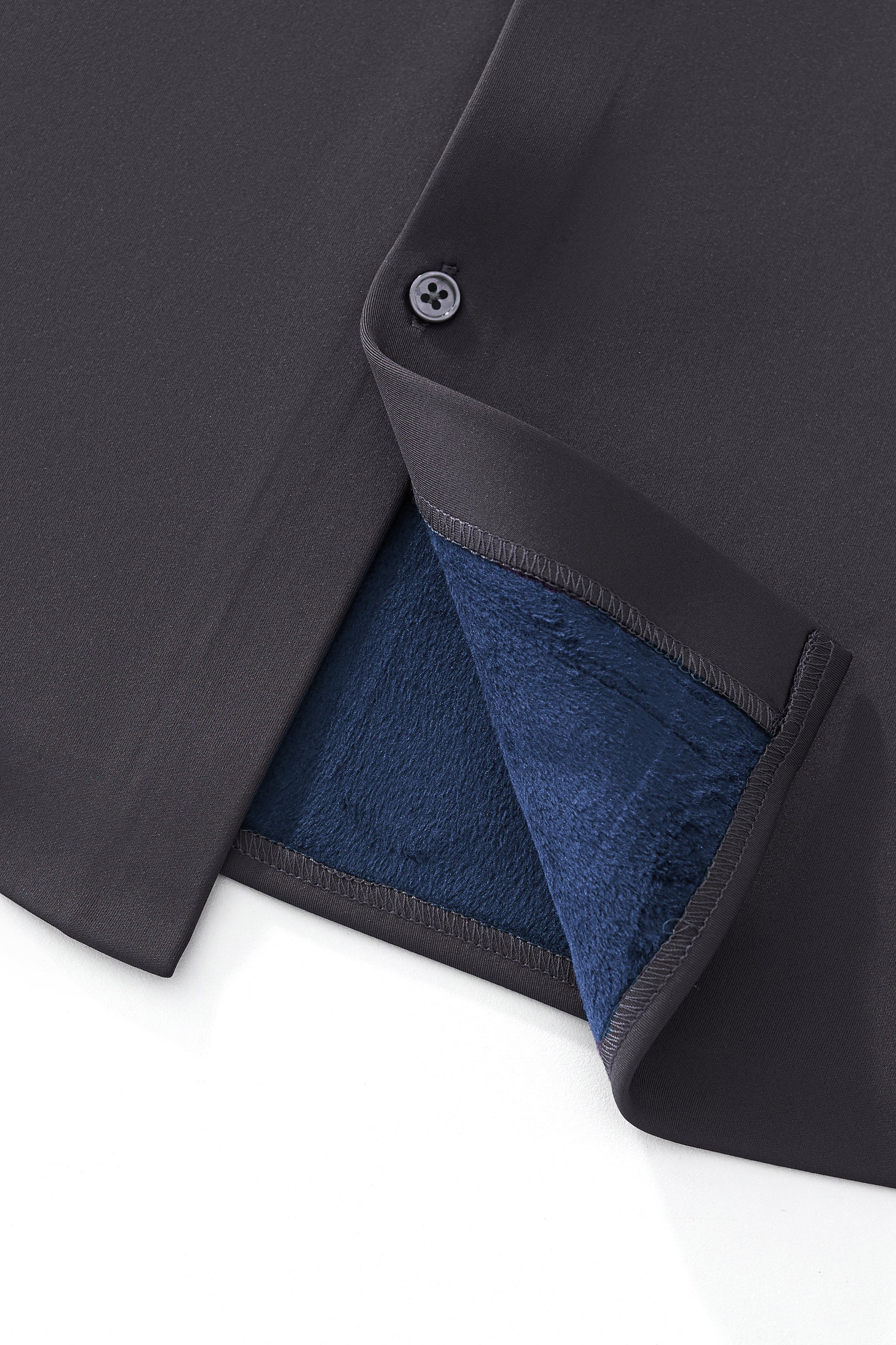 Velvet Core LS button up Shirt DARK GREY