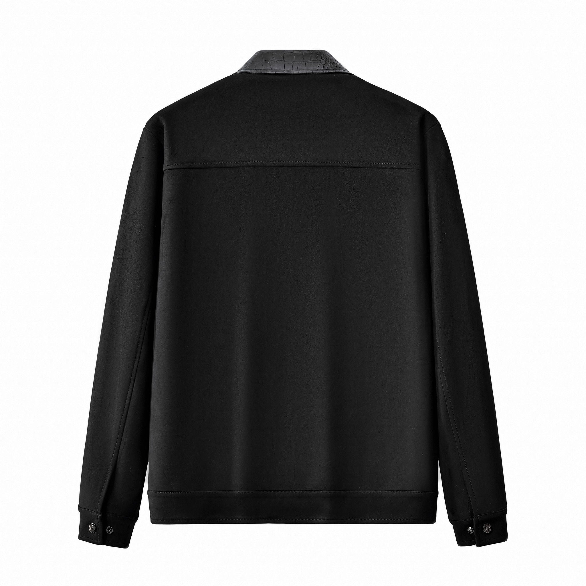 CrocEdge Dual-Fabric Zip Jacket BLACK