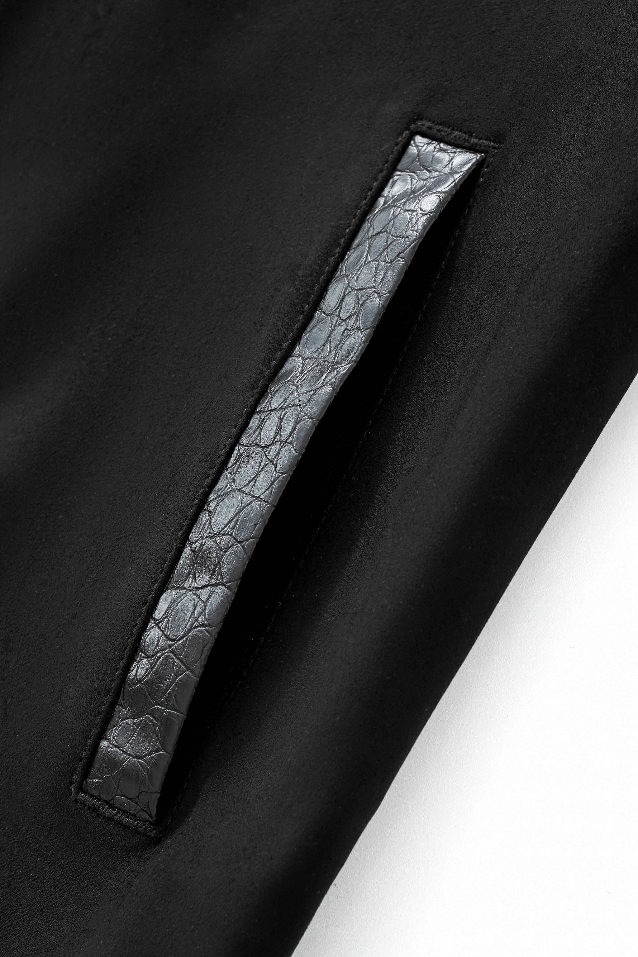 CrocEdge Dual-Fabric Zip Jacket BLACK