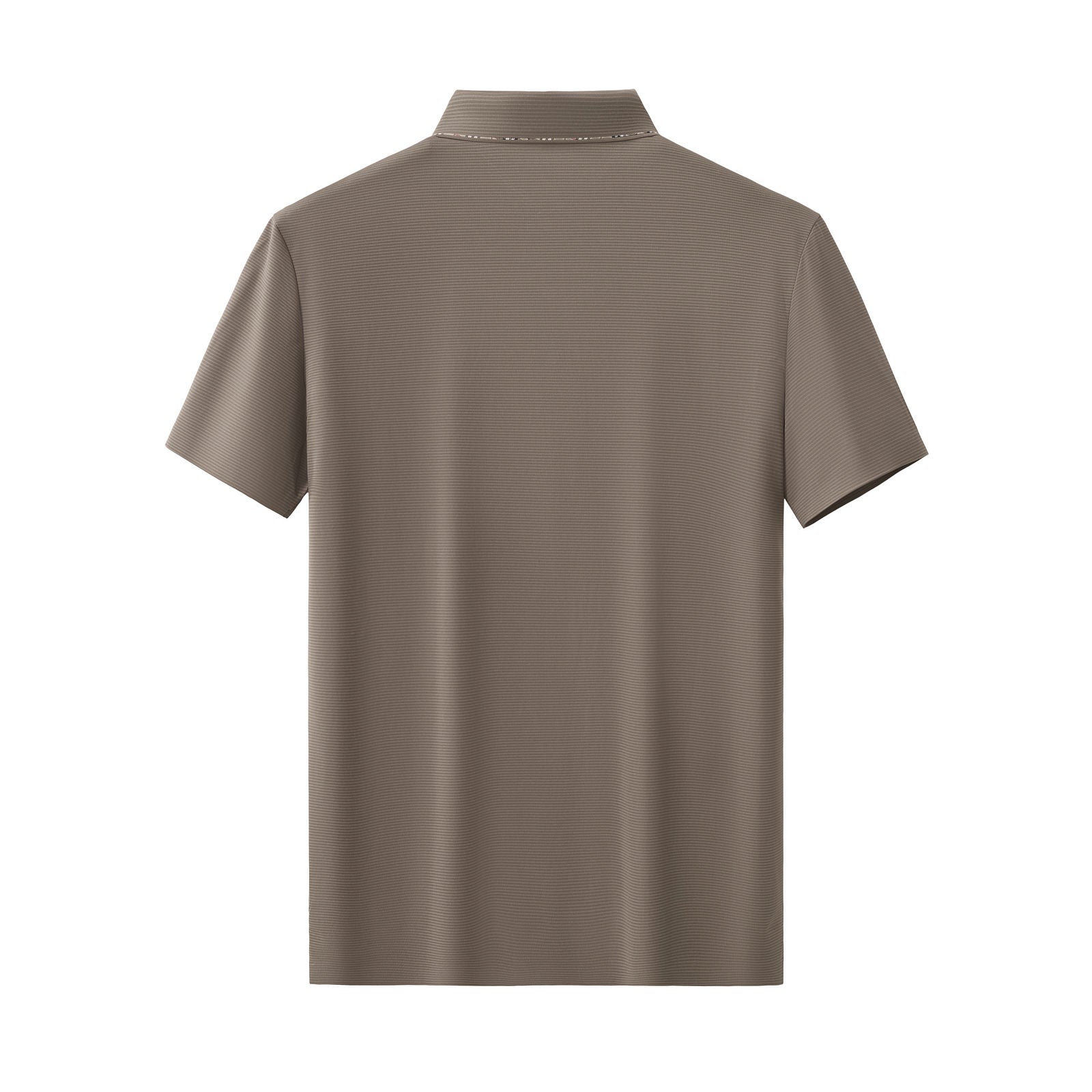 Contrast Trim Detail Polo – El Baron BROWN